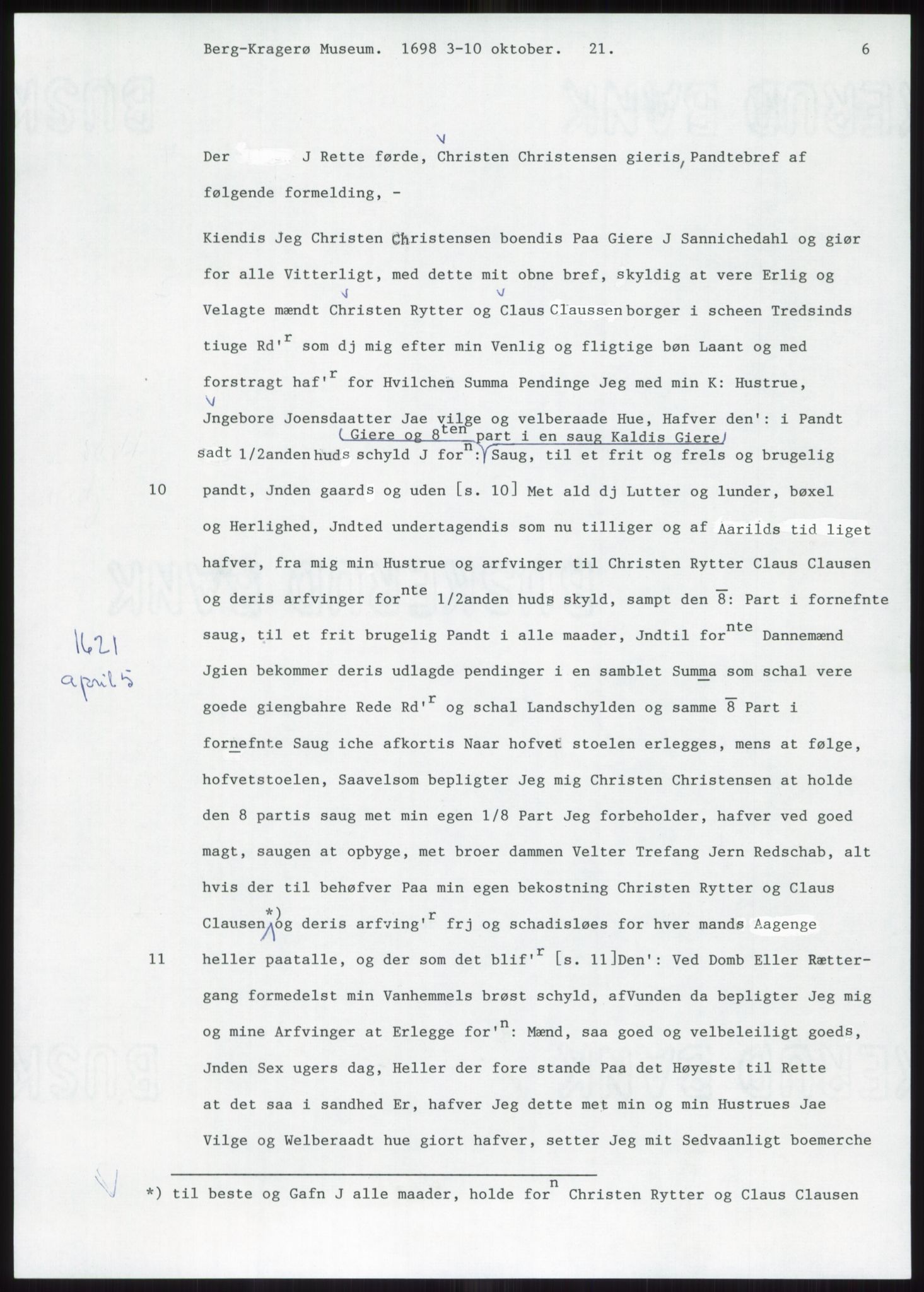 Samlinger til kildeutgivelse, Diplomavskriftsamlingen, AV/RA-EA-4053/H/Ha, p. 1430