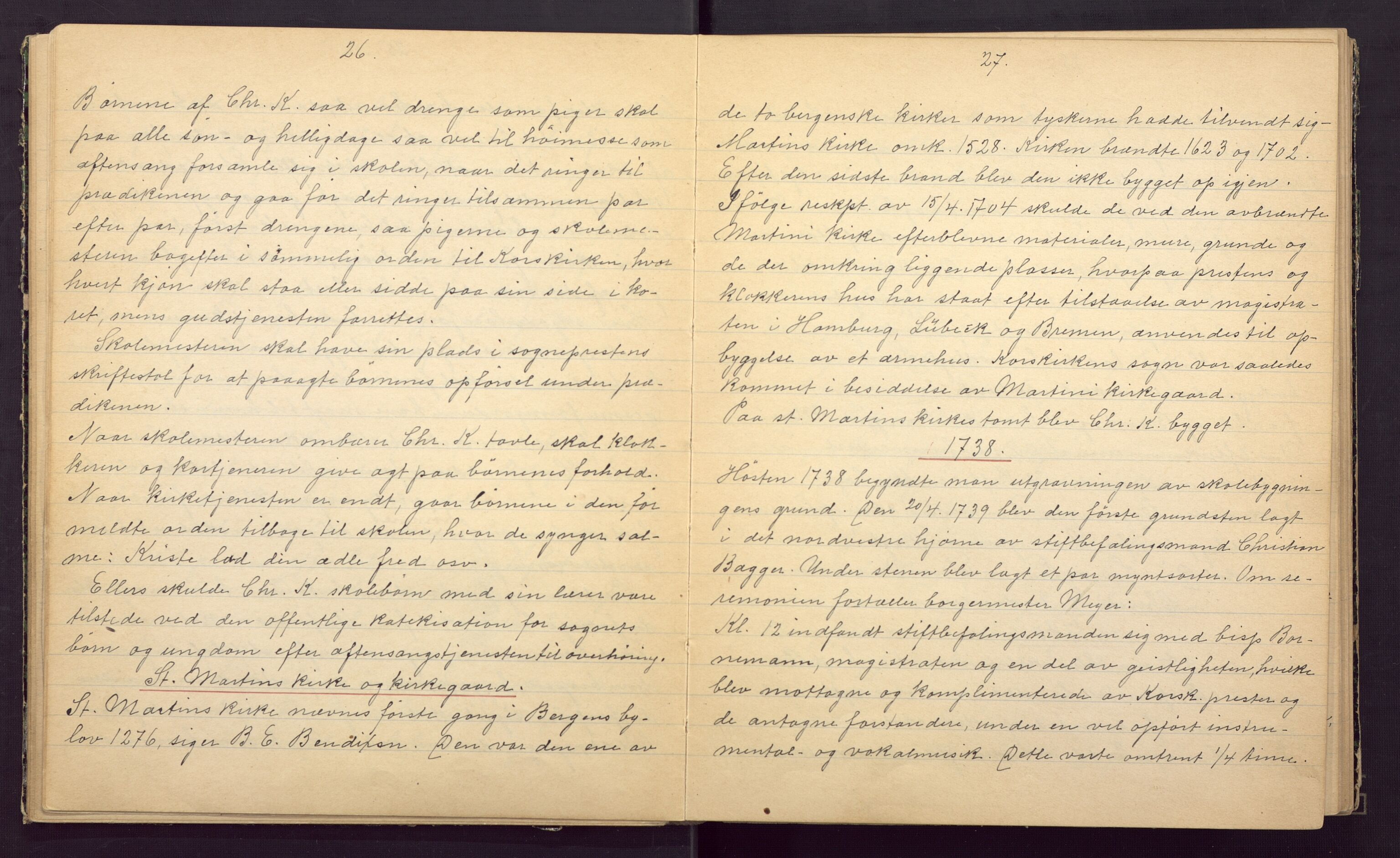Christi Krybbe skoler, BBA/A-0082/M/Md/L0002: Nedtegnelsesbok, 1925