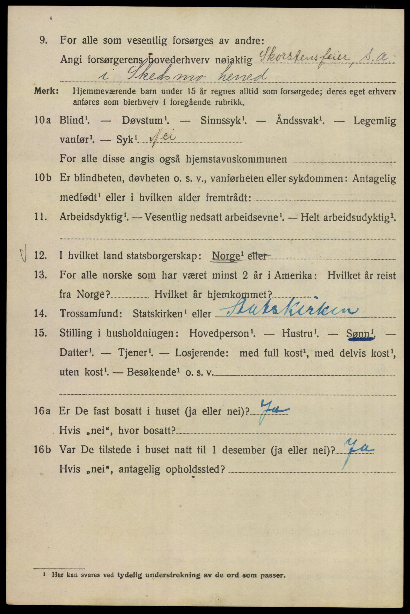 SAO, 1920 census for Kristiania, 1920, p. 205350