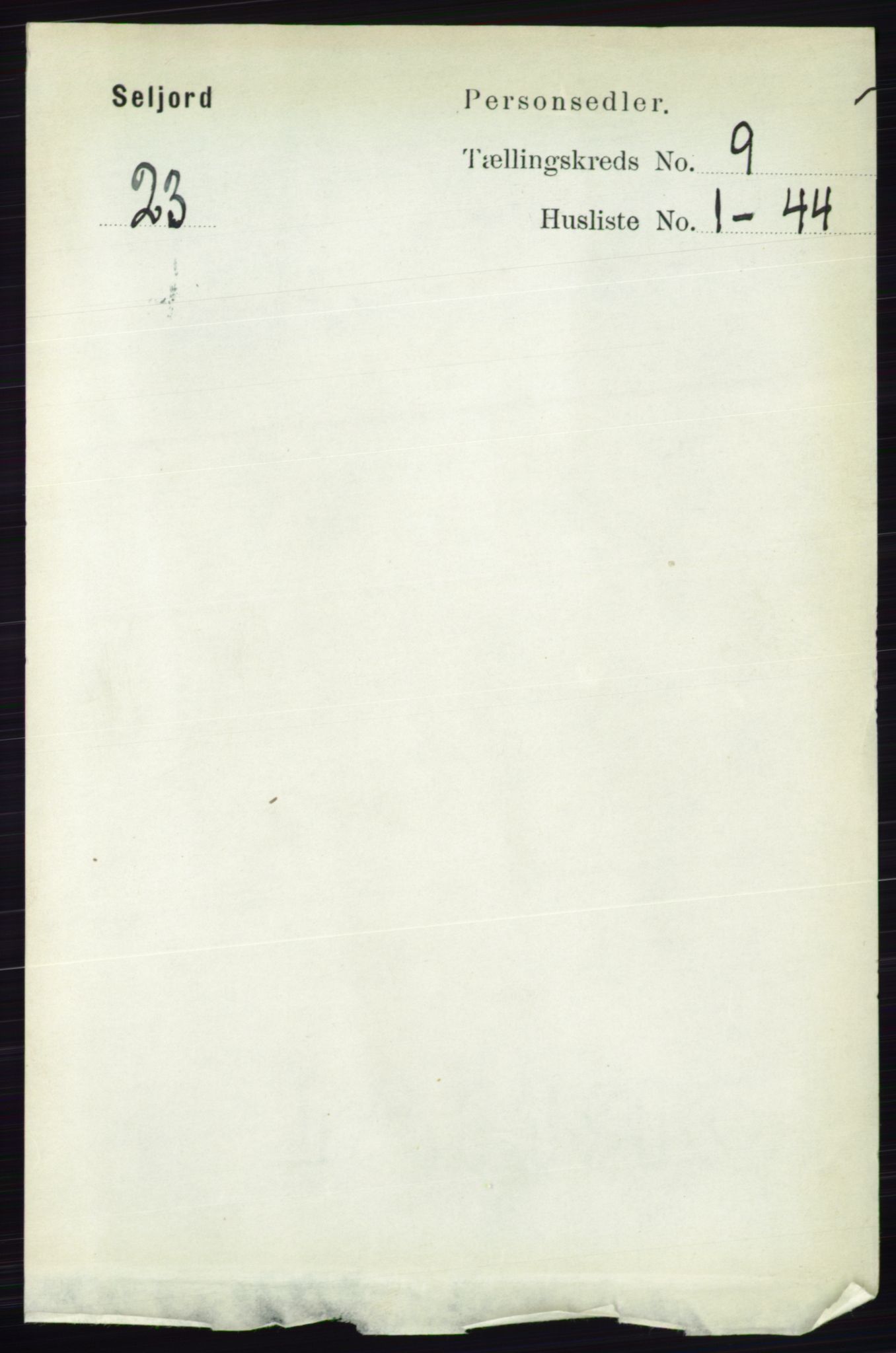 RA, 1891 census for 0828 Seljord, 1891, p. 3170