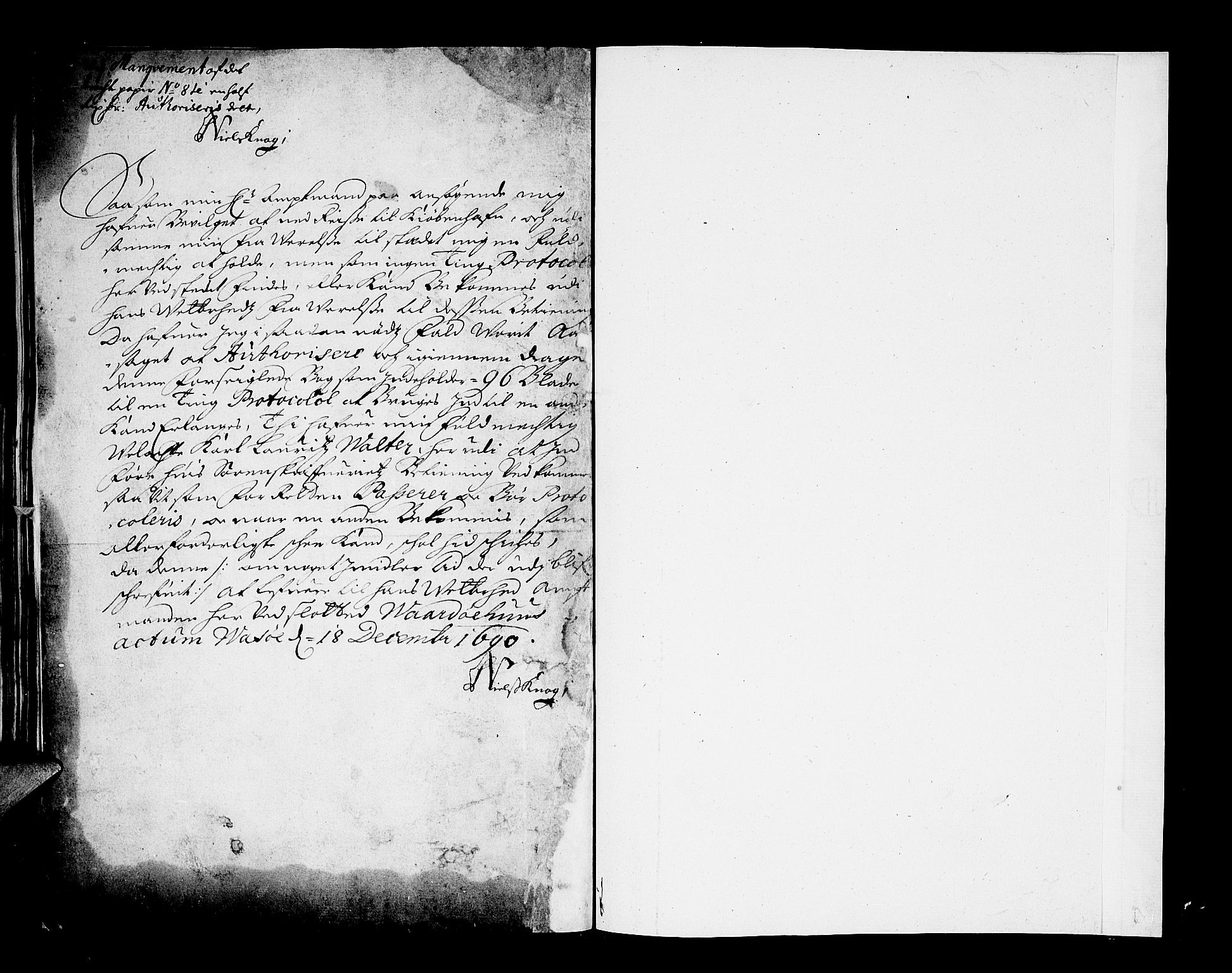 Finnmark sorenskriveri, AV/SATØ-S-0053/F/Fa/L0024: Justisprotokoller, 1691, p. 88b-89a