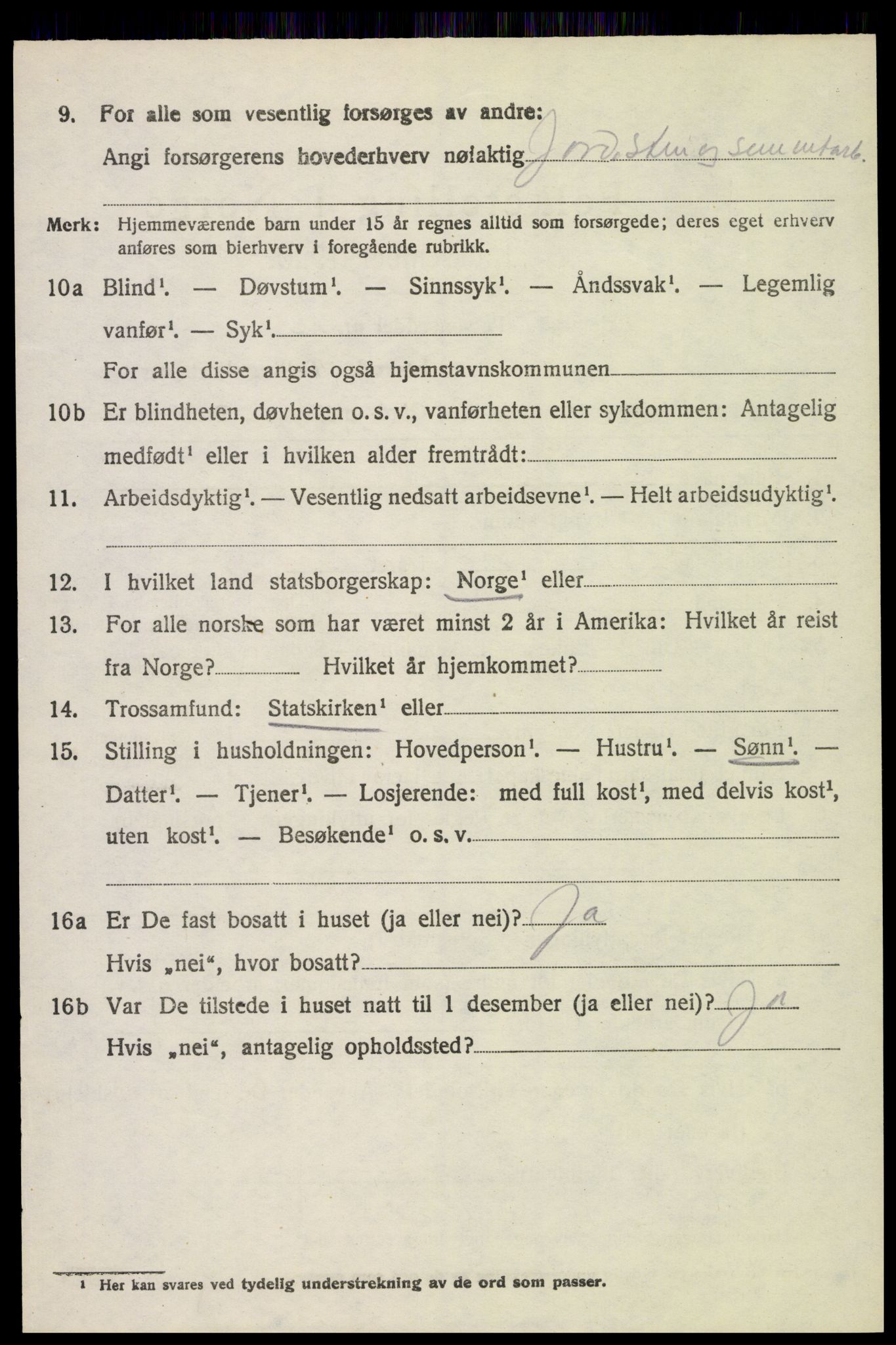 SAH, 1920 census for Furnes, 1920, p. 8146