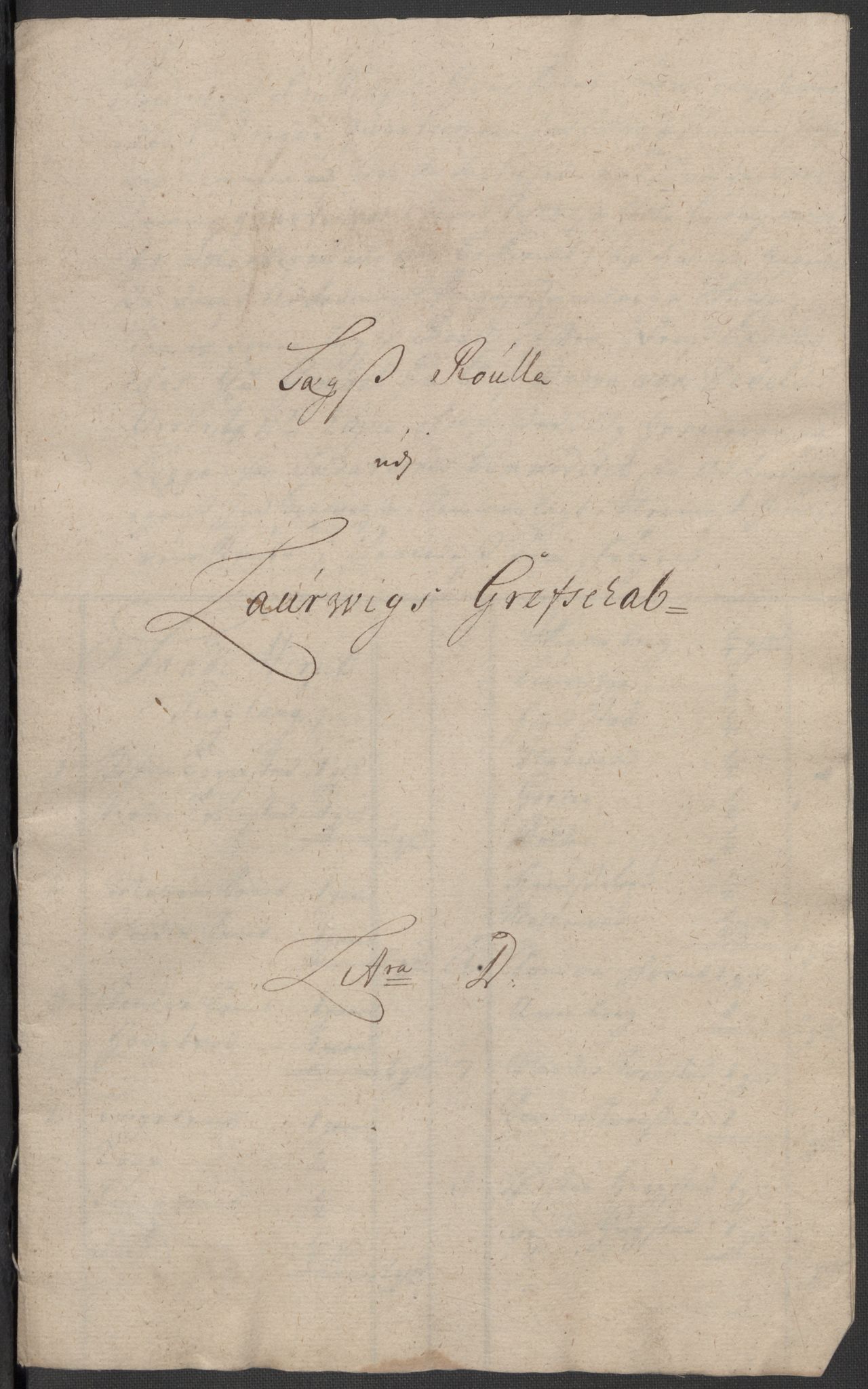 Rentekammeret inntil 1814, Reviderte regnskaper, Fogderegnskap, RA/EA-4092/R33/L1987: Fogderegnskap Larvik grevskap, 1716-1717, p. 486
