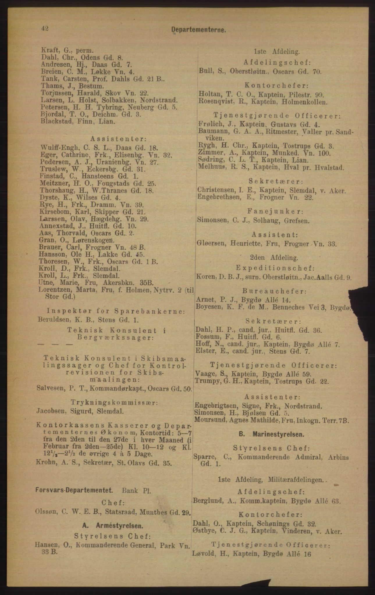 Kristiania/Oslo adressebok, PUBL/-, 1906, p. 42