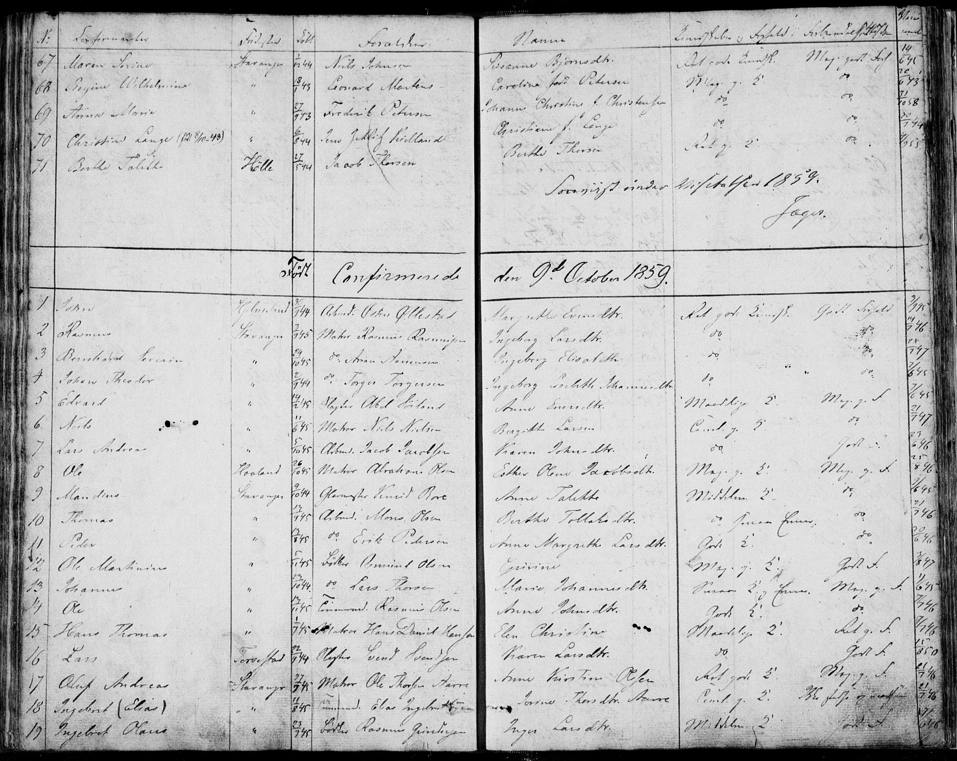 Domkirken sokneprestkontor, AV/SAST-A-101812/001/30/30BA/L0013: Parish register (official) no. A 12, 1823-1861, p. 147