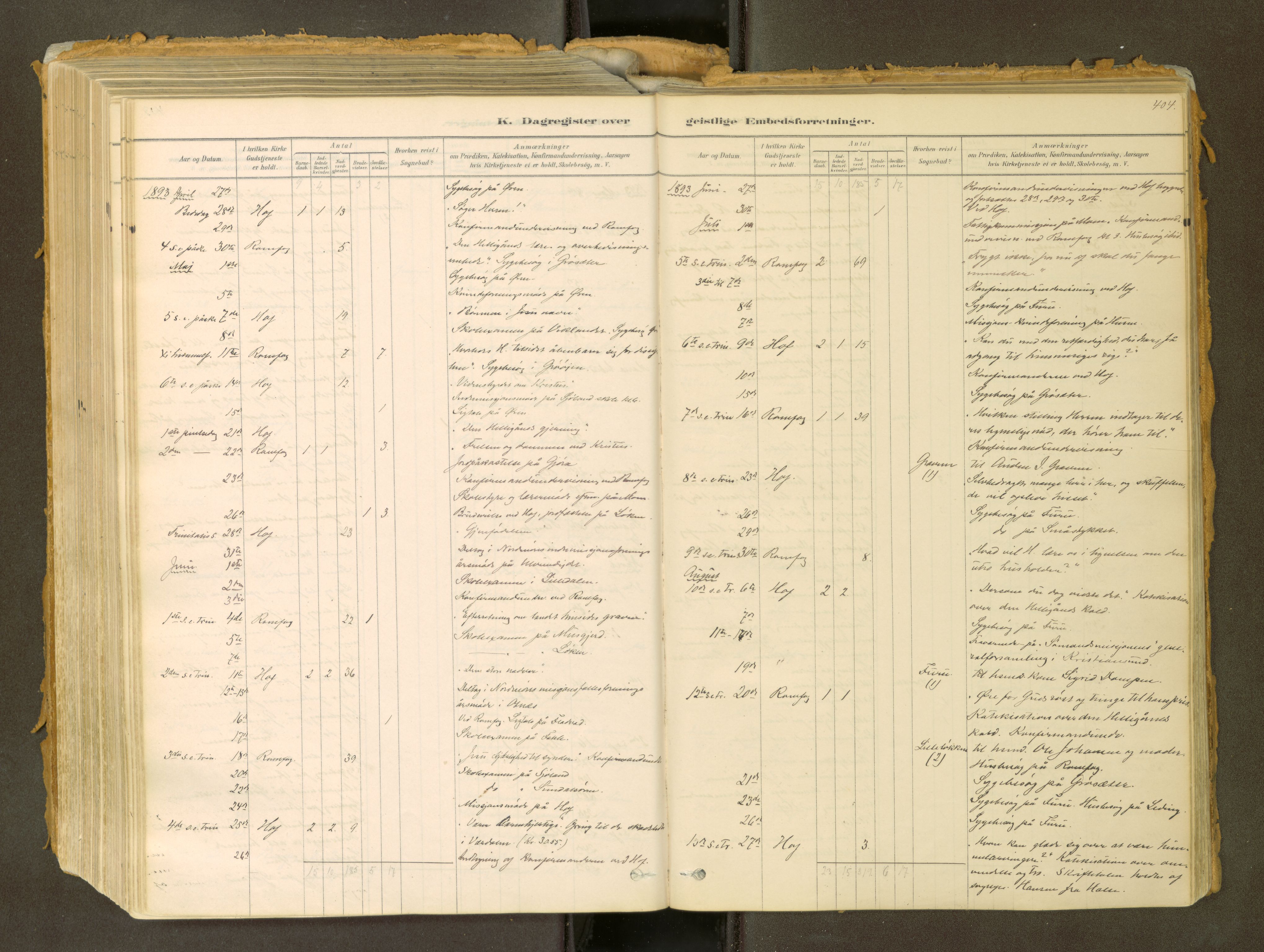 Sunndal sokneprestkontor, SAT/A-1085/1/I/I1/I1a: Parish register (official) no. 2, 1877-1914, p. 404