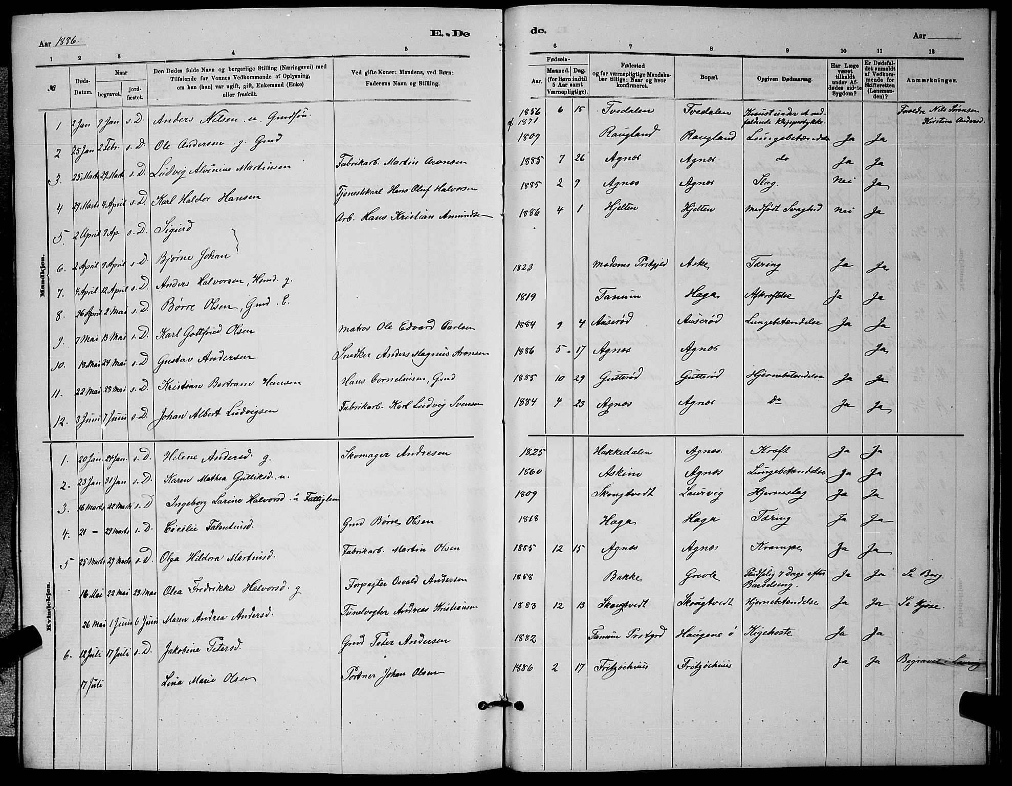 Brunlanes kirkebøker, SAKO/A-342/G/Ga/L0003: Parish register (copy) no. I 3, 1877-1898