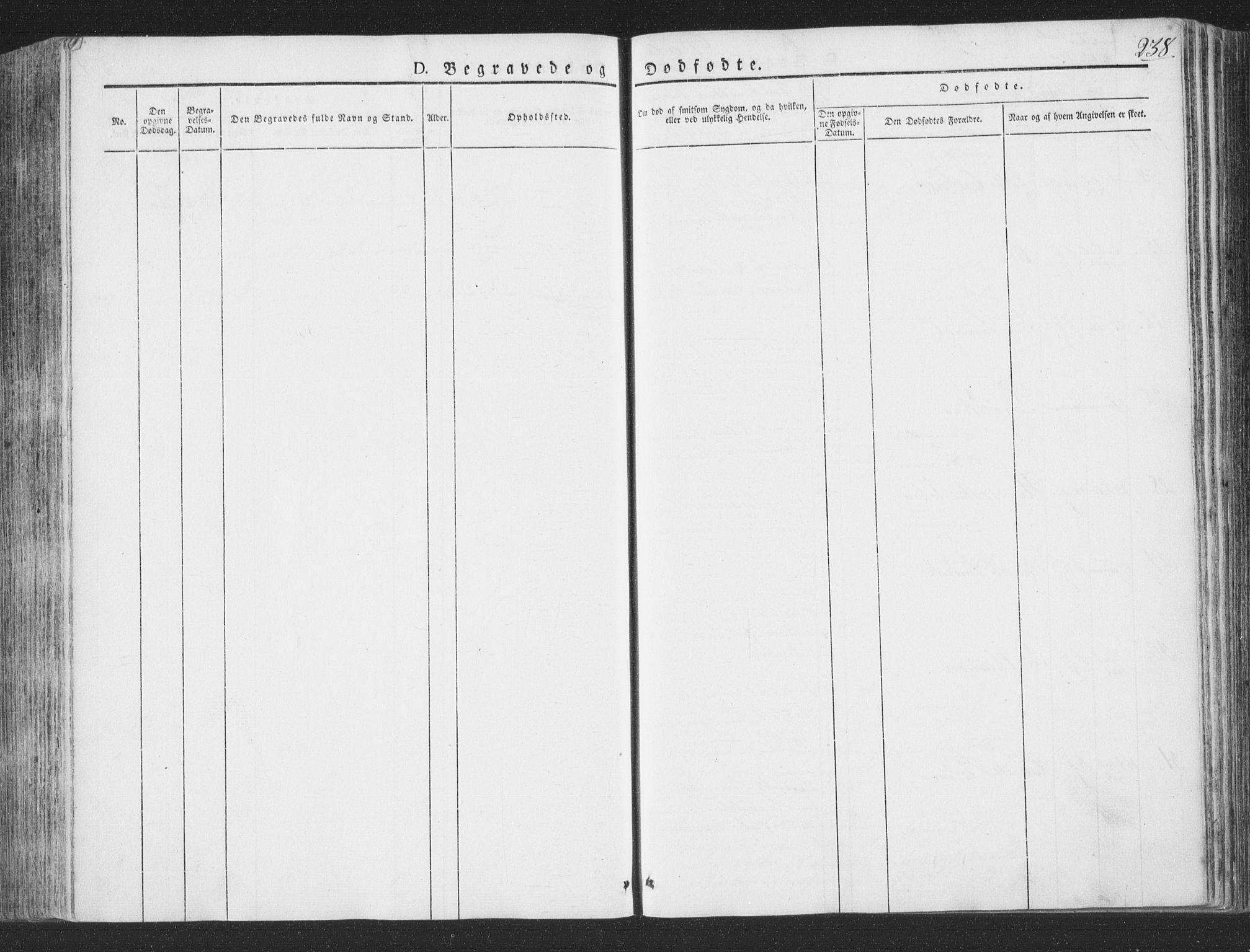 Ministerialprotokoller, klokkerbøker og fødselsregistre - Nord-Trøndelag, SAT/A-1458/780/L0639: Parish register (official) no. 780A04, 1830-1844, p. 238