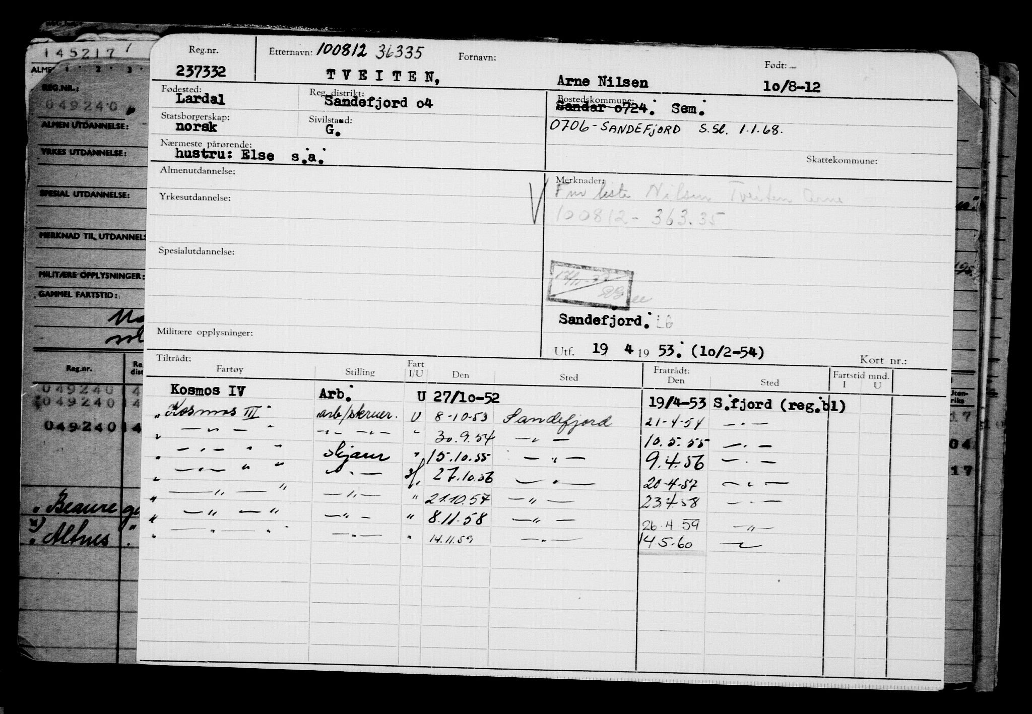 Direktoratet for sjømenn, AV/RA-S-3545/G/Gb/L0106: Hovedkort, 1912, p. 484