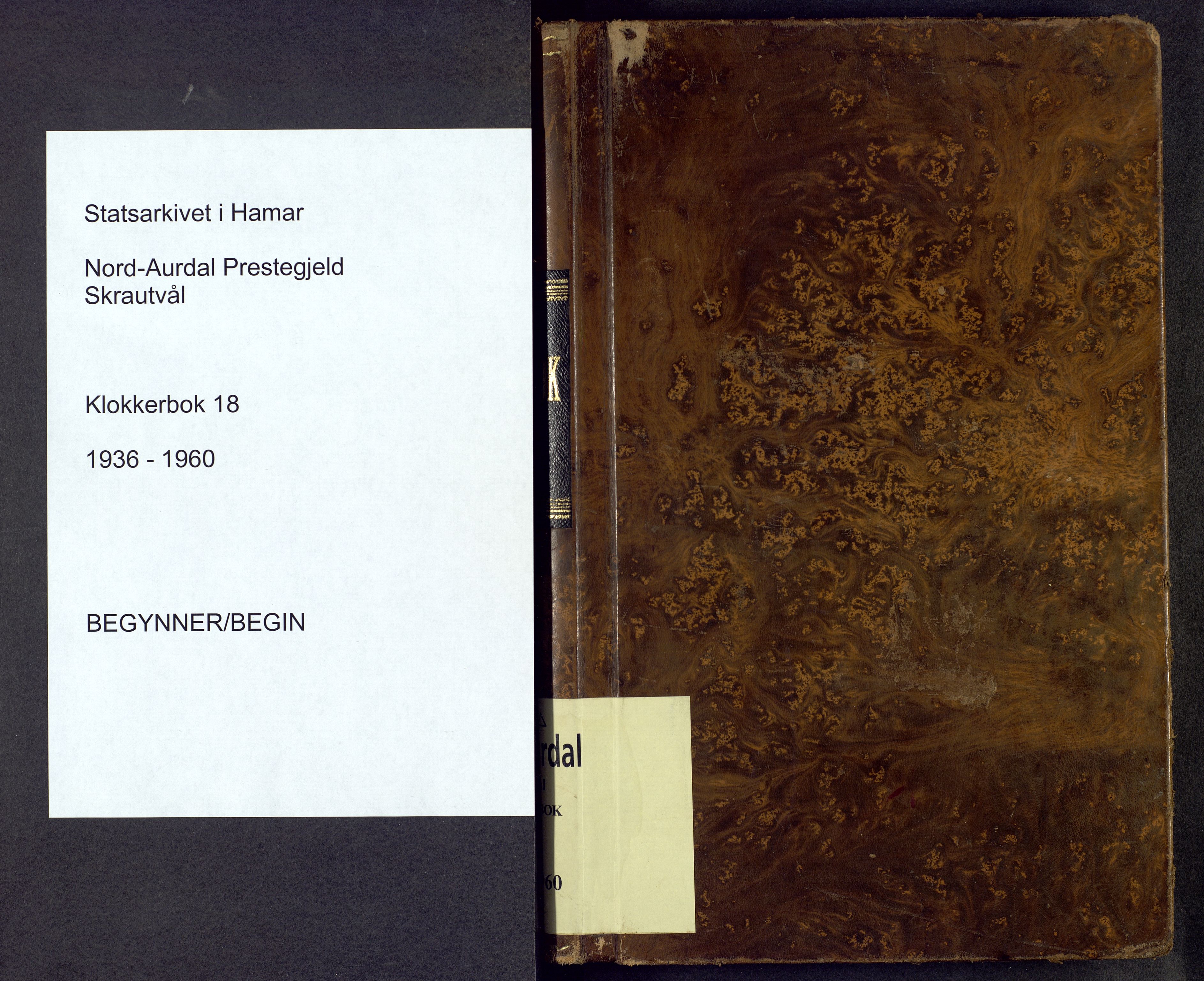 Nord-Aurdal prestekontor, SAH/PREST-132/H/Ha/Hab/L0018: Parish register (copy) no. 18, 1936-1960