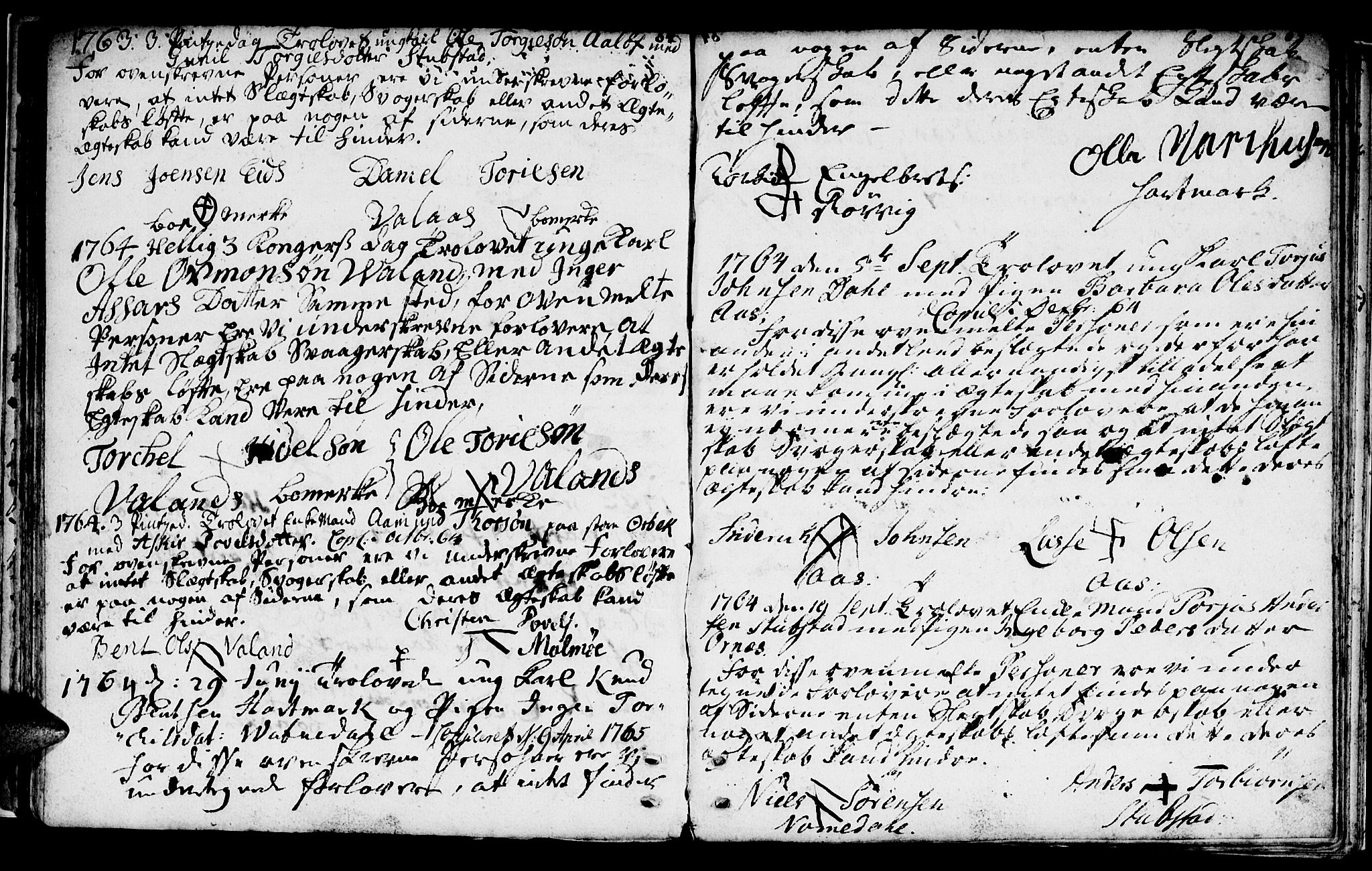 Mandal sokneprestkontor, SAK/1111-0030/F/Fa/Fab/L0002: Parish register (official) no. A 2, 1753-1801, p. 64-65