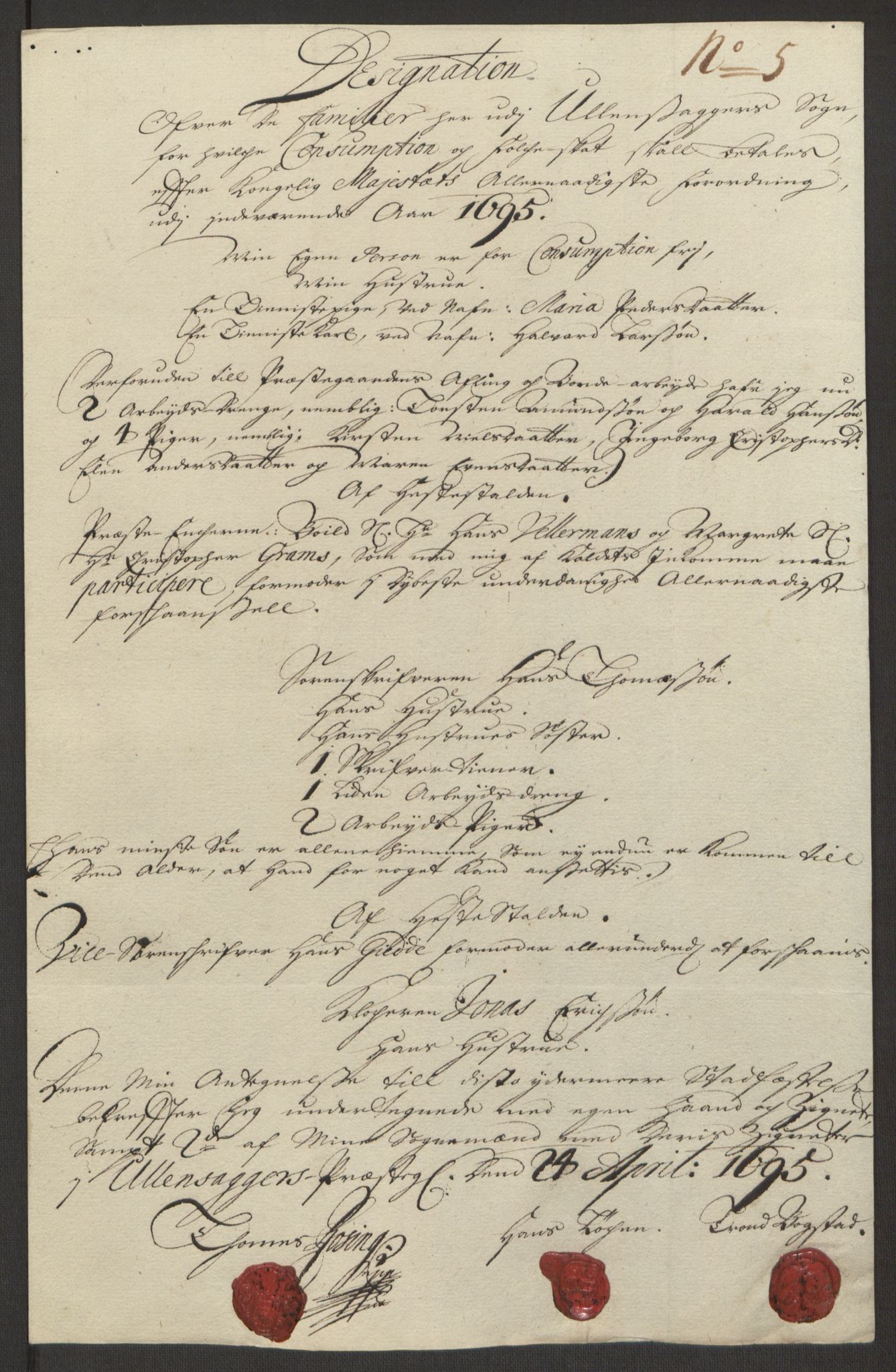 Rentekammeret inntil 1814, Reviderte regnskaper, Fogderegnskap, RA/EA-4092/R12/L0707: Fogderegnskap Øvre Romerike, 1695, p. 243