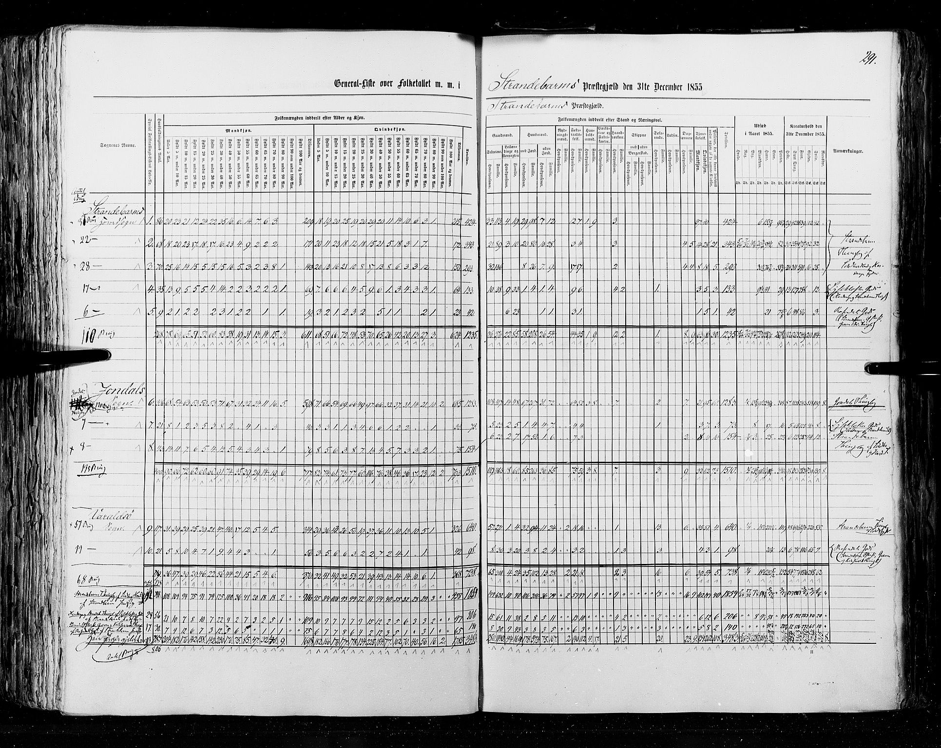 RA, Census 1855, vol. 4: Stavanger amt og Søndre Bergenhus amt, 1855, p. 291