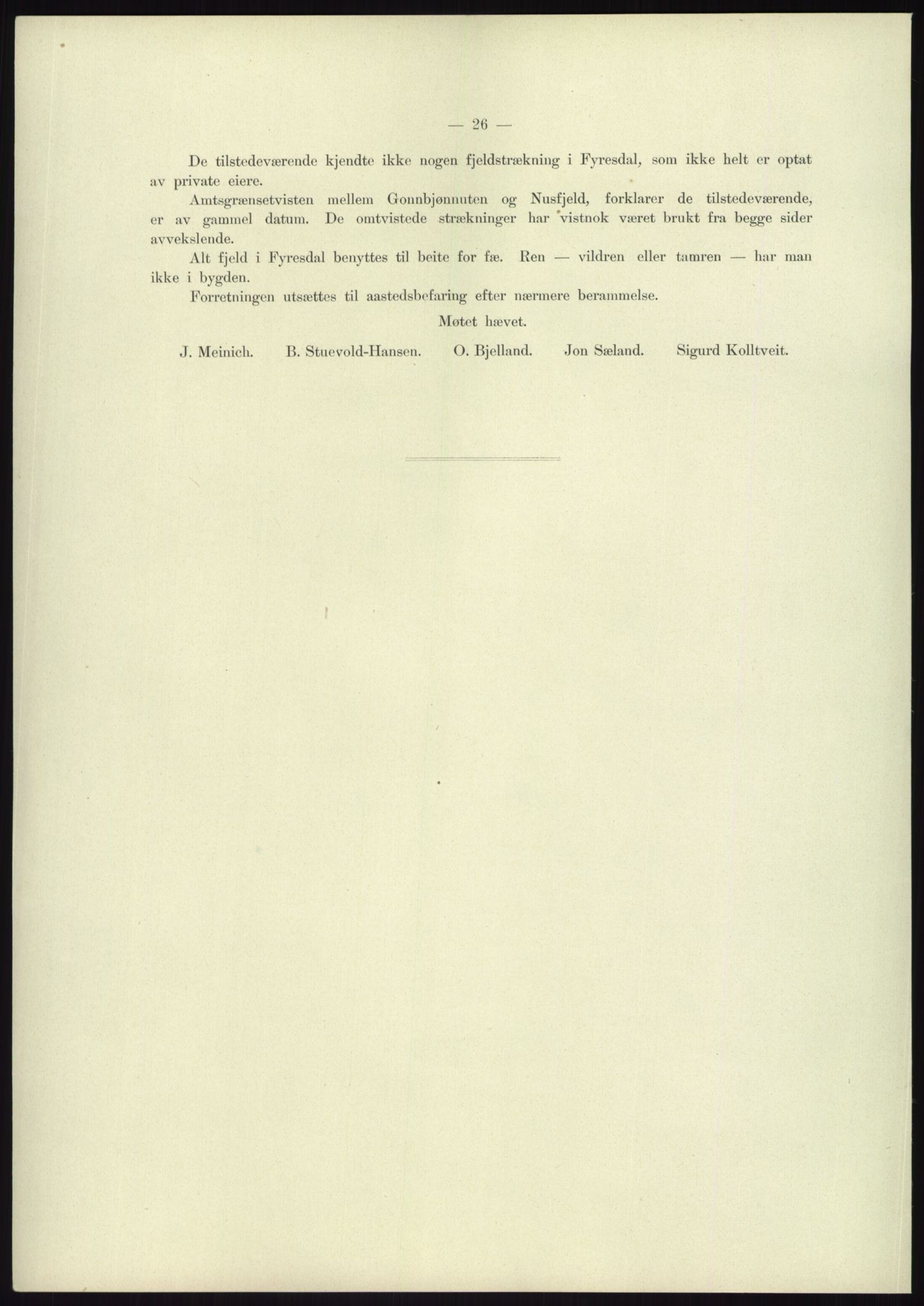 Høyfjellskommisjonen, AV/RA-S-1546/X/Xa/L0001: Nr. 1-33, 1909-1953, p. 1609