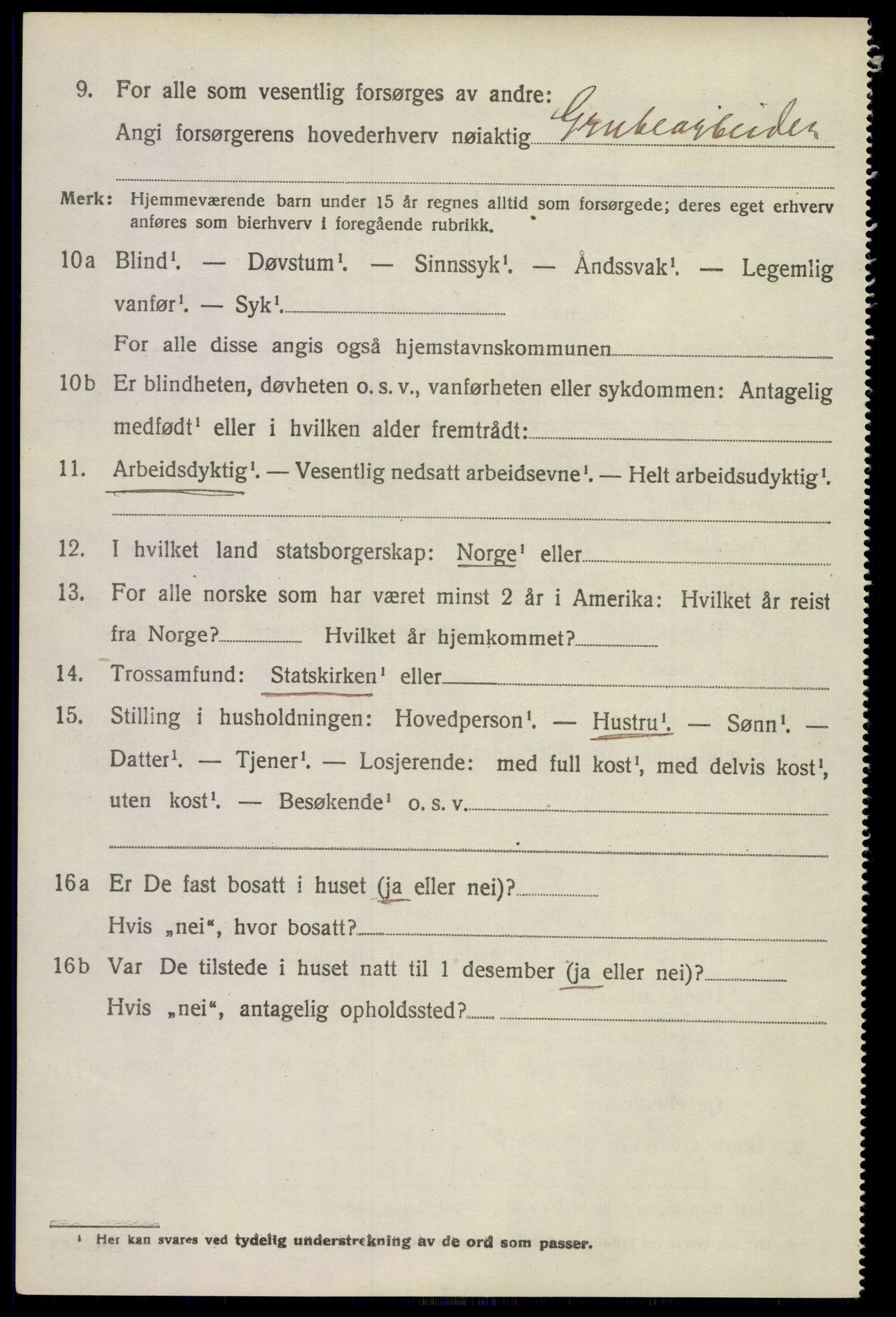 SAKO, 1920 census for Skåtøy, 1920, p. 7097