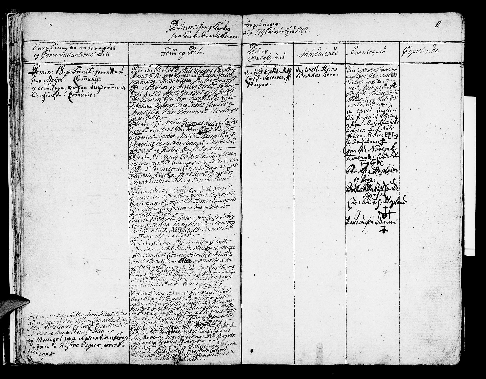 Lindås Sokneprestembete, AV/SAB-A-76701/H/Haa/Haaa/L0005: Parish register (official) no. A 5, 1791-1813, p. 11