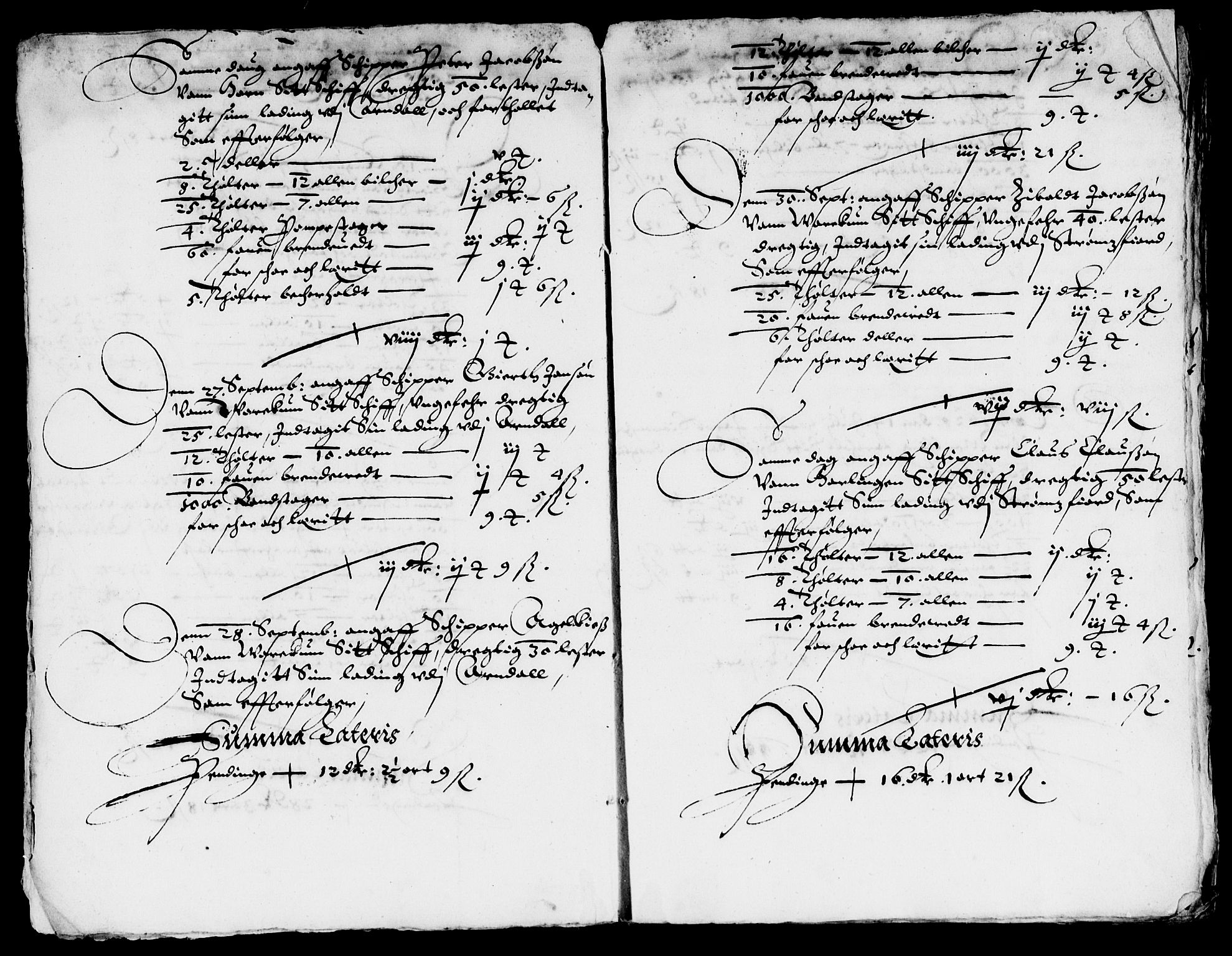 Rentekammeret inntil 1814, Reviderte regnskaper, Lensregnskaper, AV/RA-EA-5023/R/Rb/Rbq/L0018: Nedenes len. Mandals len. Råbyggelag., 1628-1630