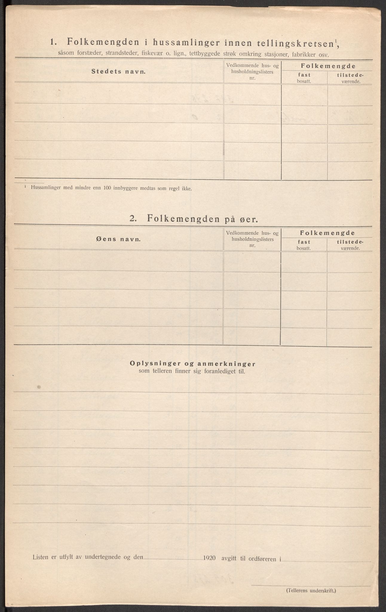 SAST, 1920 census for Mosterøy, 1920, p. 46