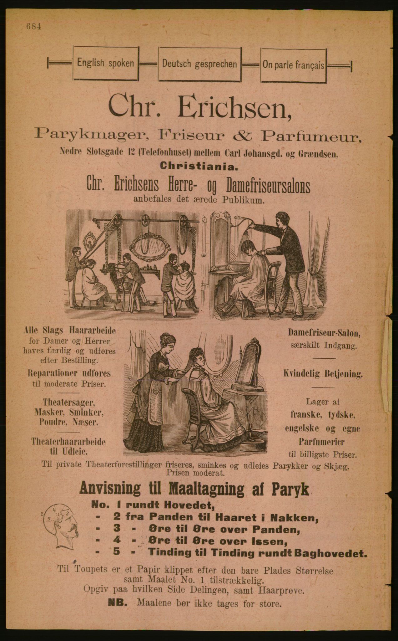 Kristiania/Oslo adressebok, PUBL/-, 1889, p. 684