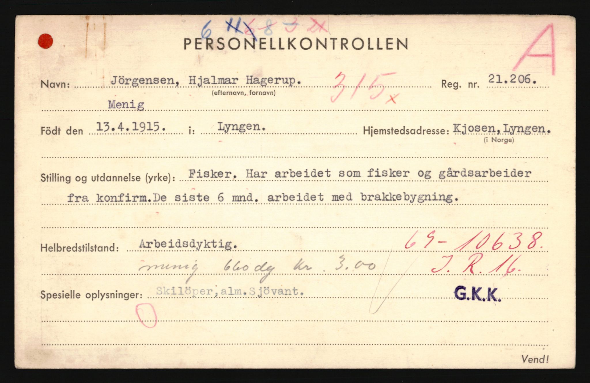 Forsvaret, Troms infanteriregiment nr. 16, AV/RA-RAFA-3146/P/Pa/L0020: Rulleblad for regimentets menige mannskaper, årsklasse 1936, 1936, p. 673