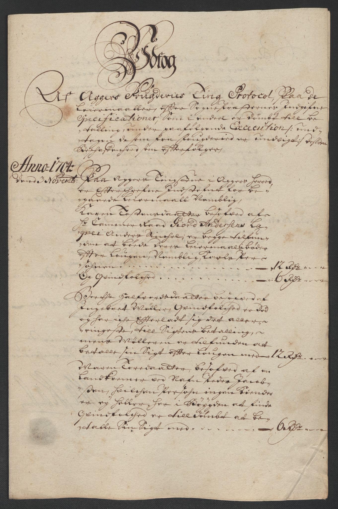 Rentekammeret inntil 1814, Reviderte regnskaper, Fogderegnskap, AV/RA-EA-4092/R10/L0445: Fogderegnskap Aker og Follo, 1703-1704, p. 341