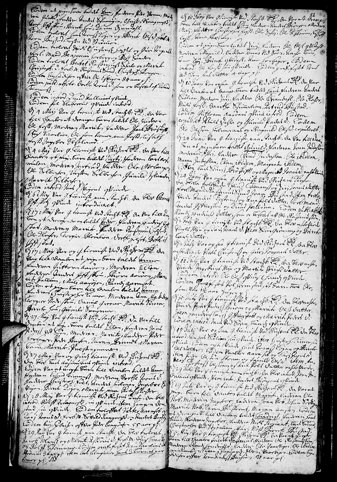 Ministerialprotokoller, klokkerbøker og fødselsregistre - Sør-Trøndelag, SAT/A-1456/646/L0603: Parish register (official) no. 646A01, 1700-1734, p. 12