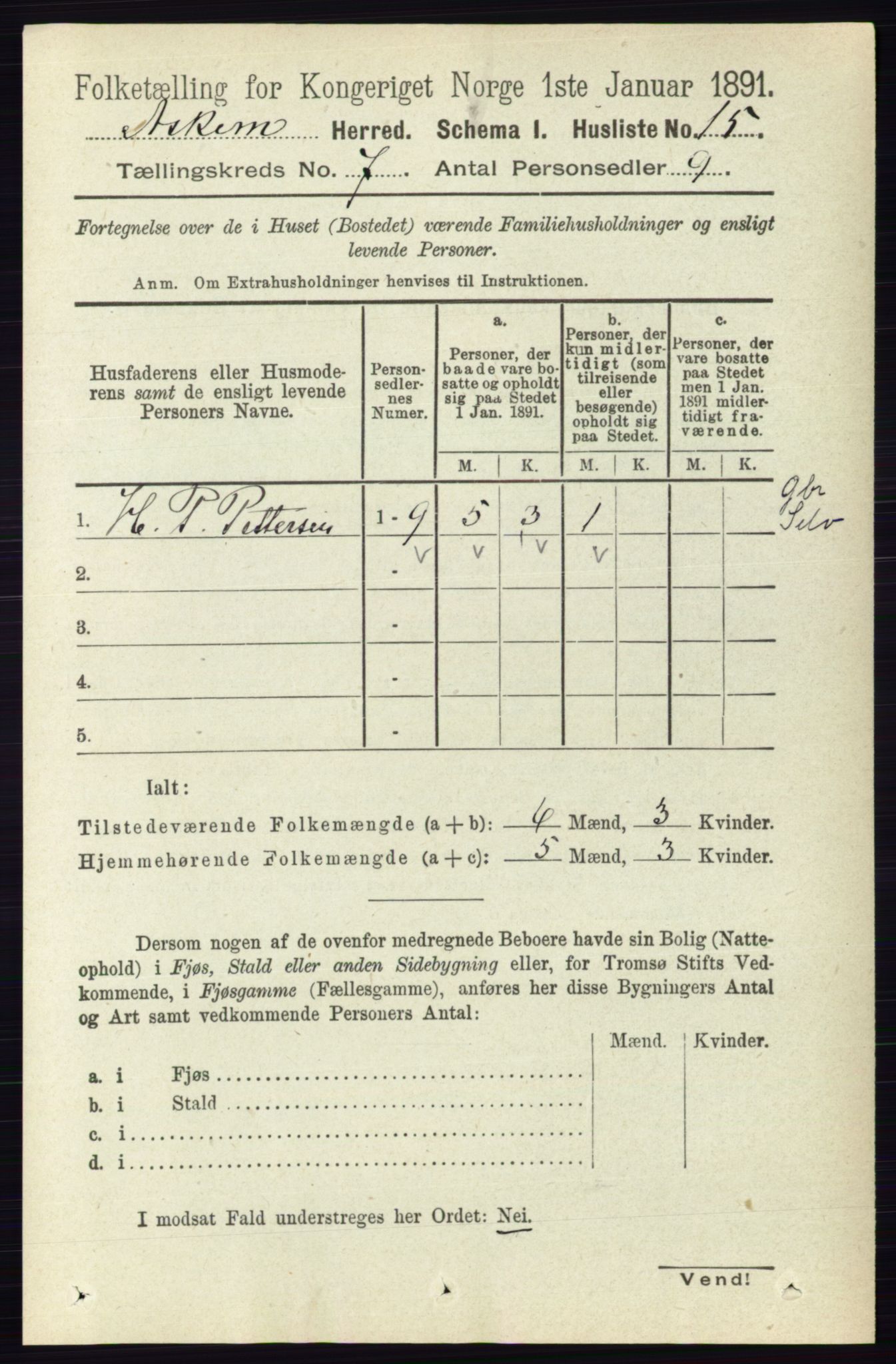 RA, 1891 census for 0124 Askim, 1891, p. 993