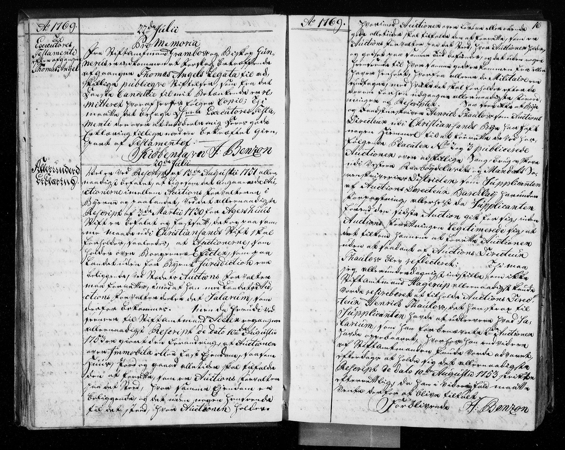 Stattholderembetet 1572-1771, AV/RA-EA-2870/Bf/L0008: Stattholderprotokoll (allmenn kopibok), 1769-1770, p. 15b-16a