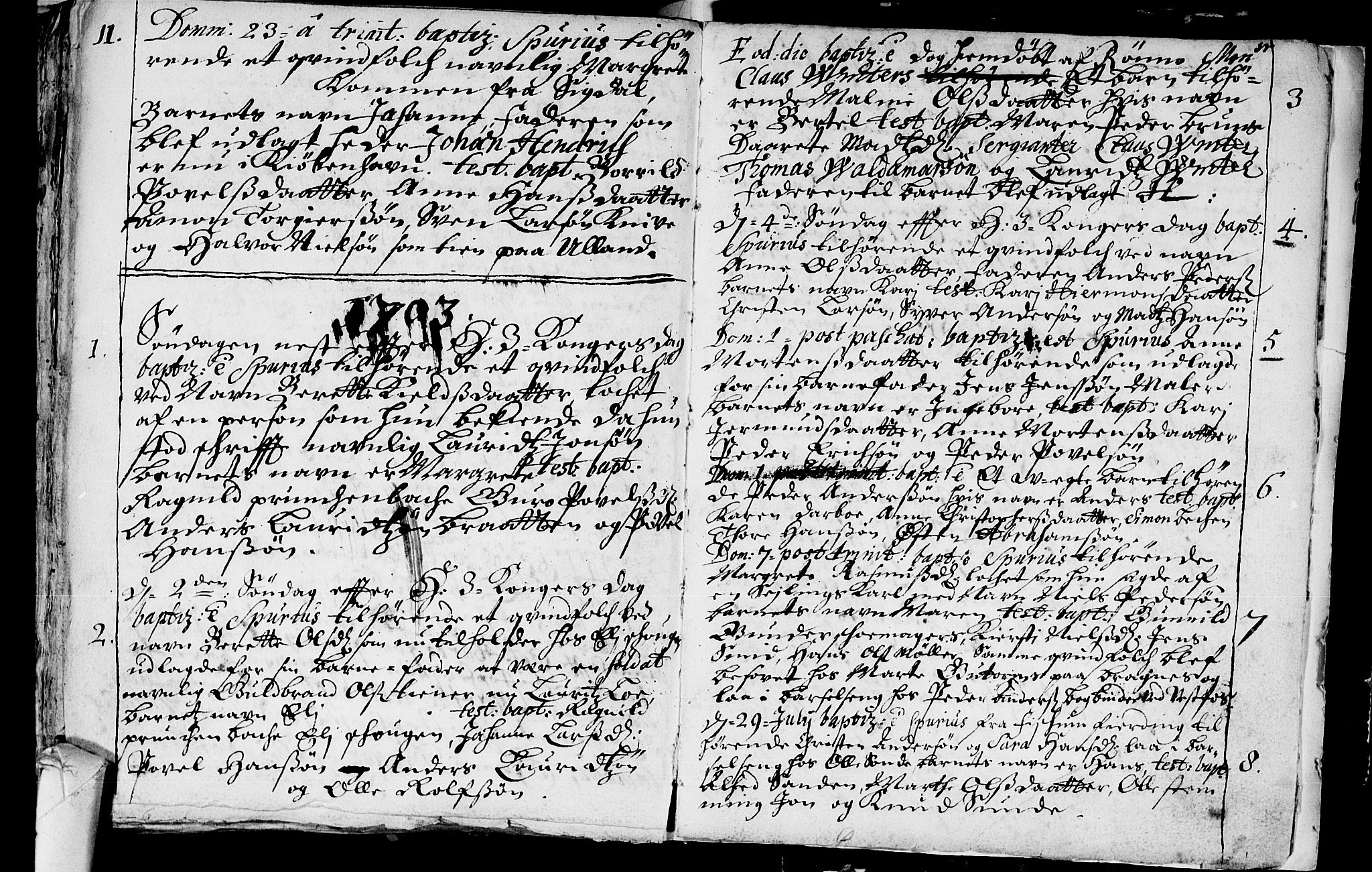 Eiker kirkebøker, AV/SAKO-A-4/F/Fa/L0001: Parish register (official) no. I 1 /1, 1683-1704