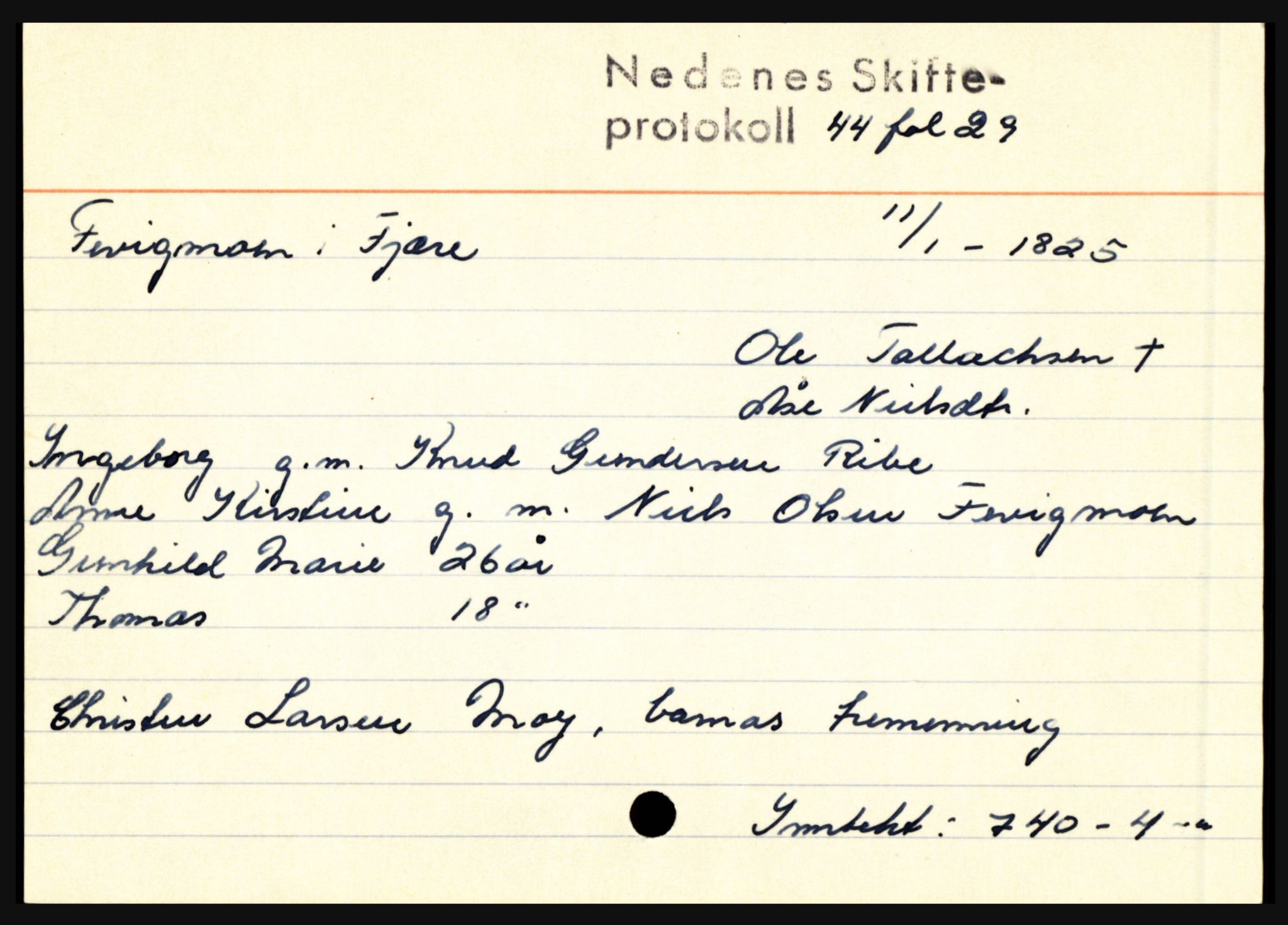 Nedenes sorenskriveri før 1824, AV/SAK-1221-0007/H, p. 6627