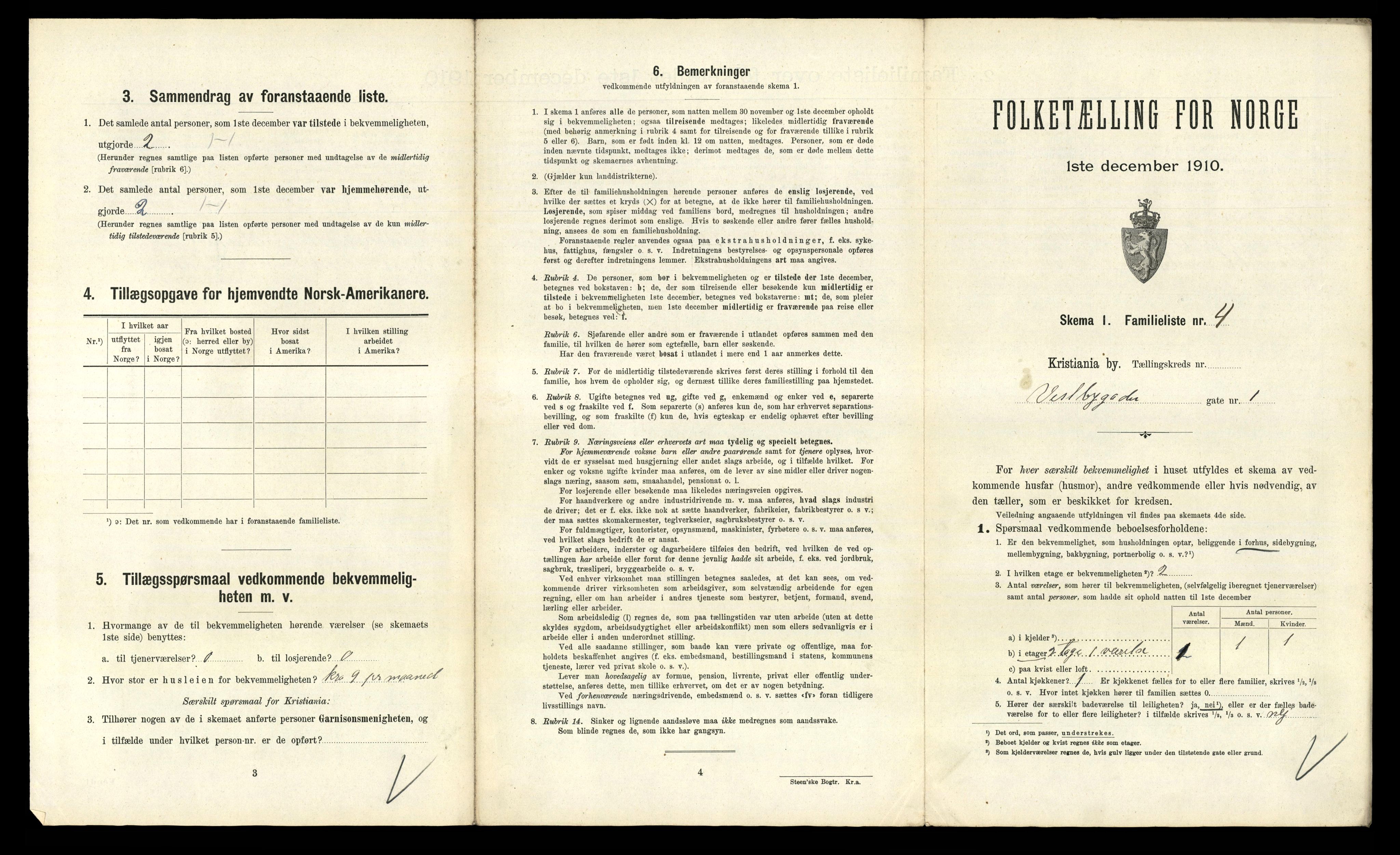 RA, 1910 census for Kristiania, 1910, p. 117943