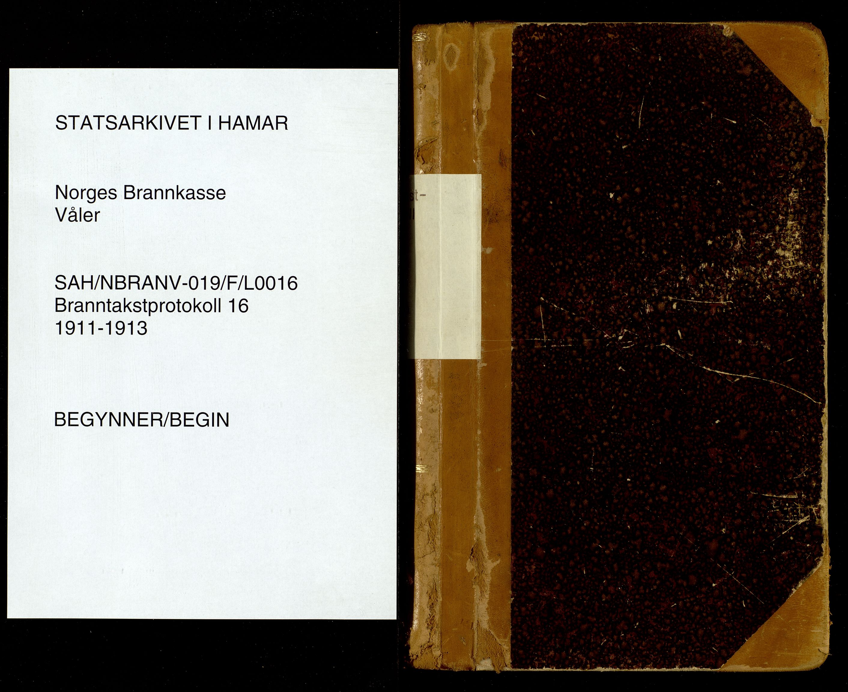 Norges Brannkasse, Våler, Hedmark, AV/SAH-NBRANV-019/F/L0016: Branntakstprotokoll, 1911-1913