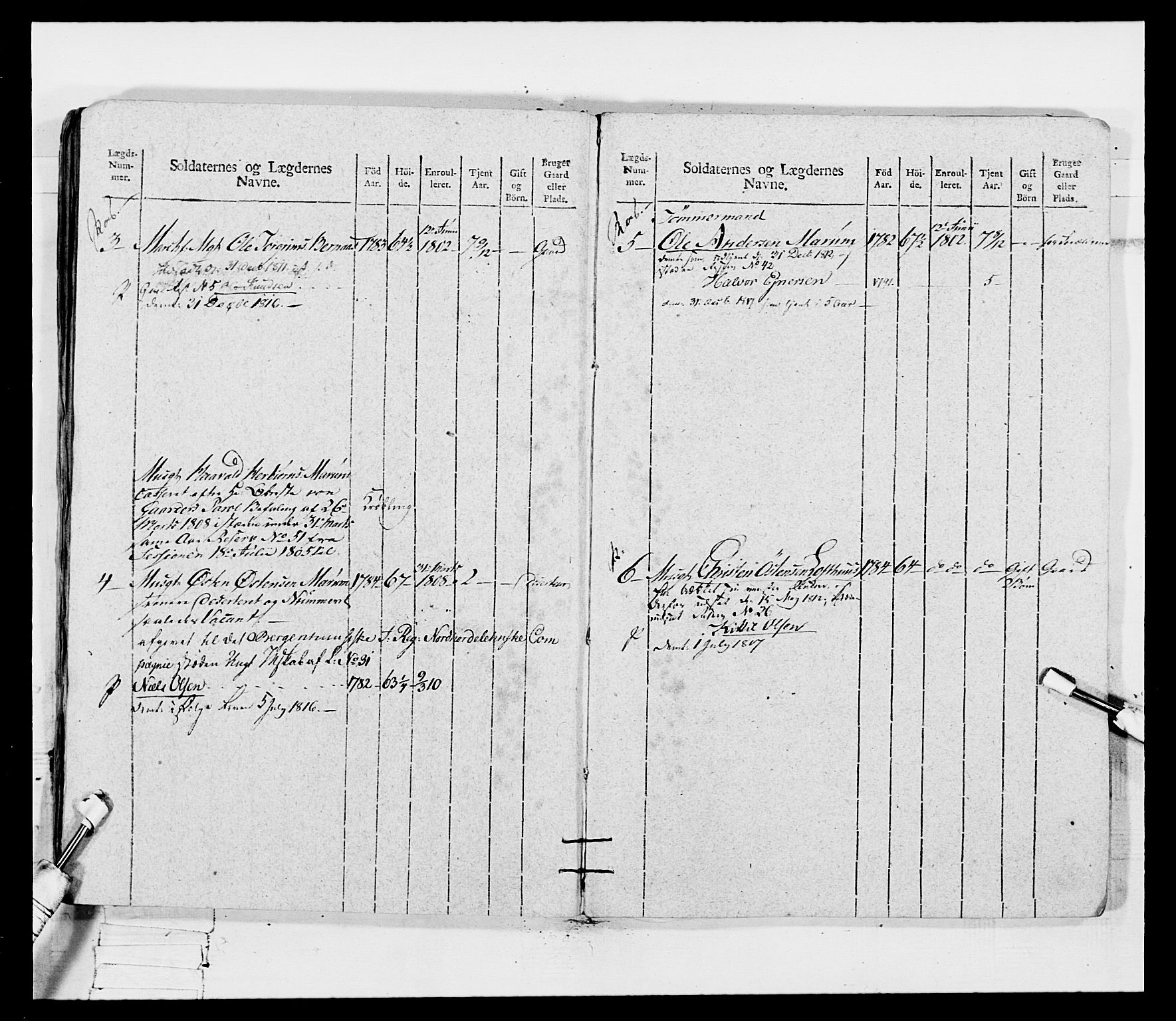 Generalitets- og kommissariatskollegiet, Det kongelige norske kommissariatskollegium, AV/RA-EA-5420/E/Eh/L0116: Telemarkske nasjonale infanteriregiment, 1810, p. 62