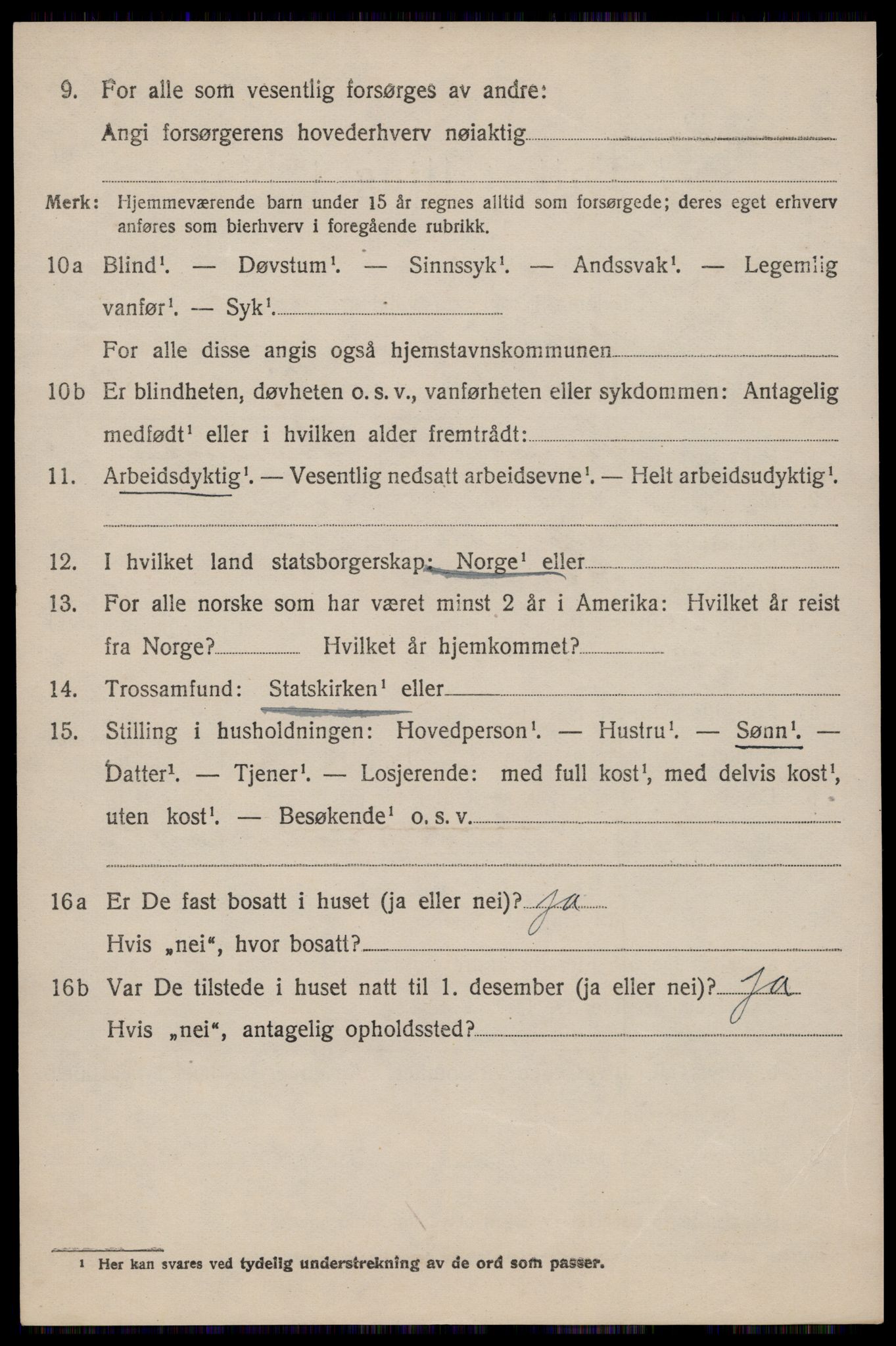 SAST, 1920 census for Hetland, 1920, p. 22812