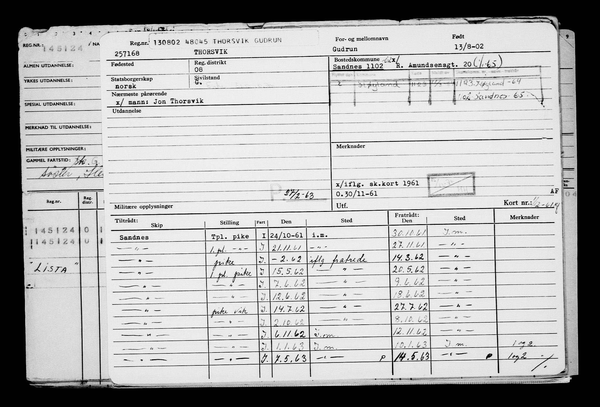 Direktoratet for sjømenn, AV/RA-S-3545/G/Gb/L0045: Hovedkort, 1902, p. 412