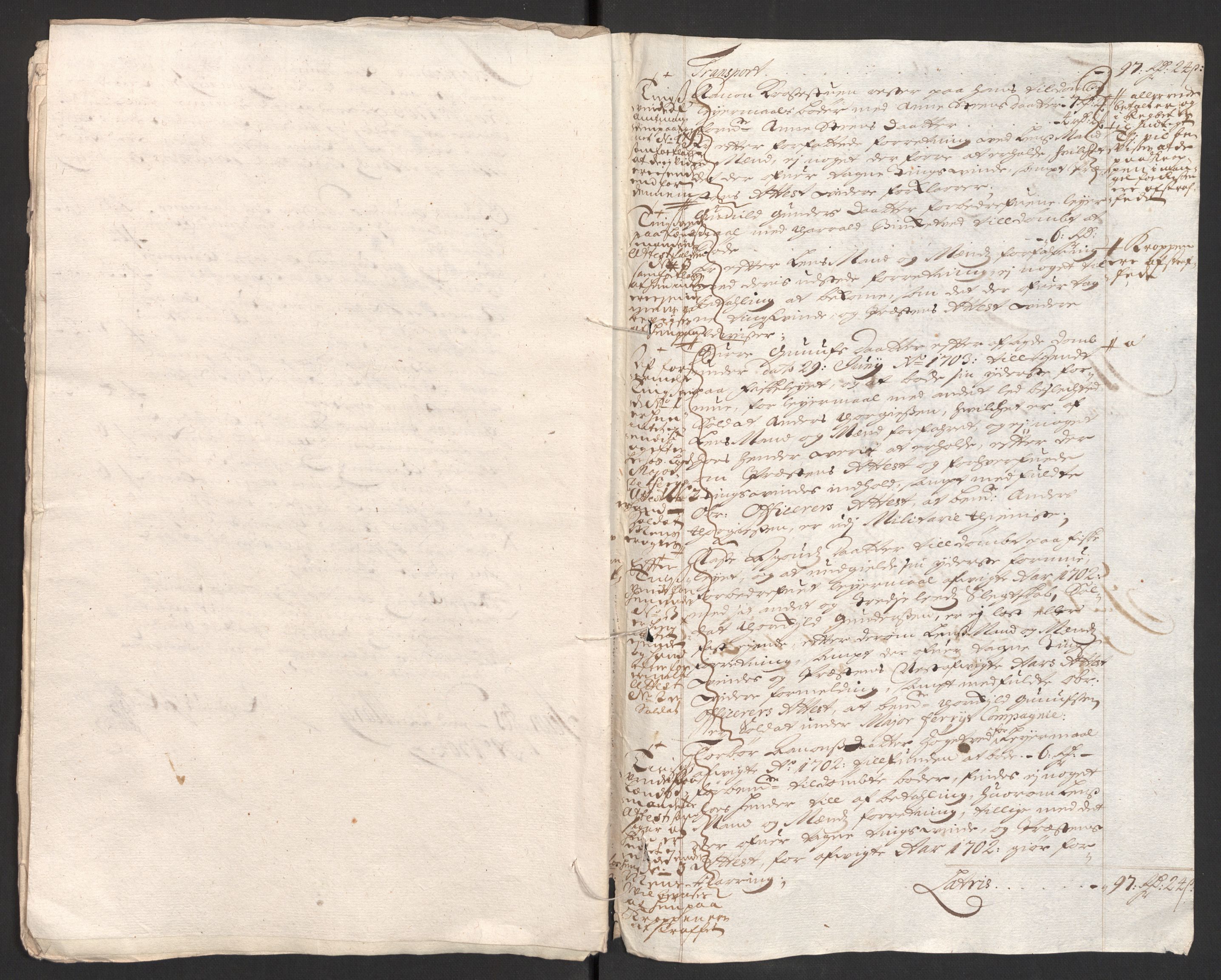 Rentekammeret inntil 1814, Reviderte regnskaper, Fogderegnskap, RA/EA-4092/R40/L2447: Fogderegnskap Råbyggelag, 1703-1705, p. 54