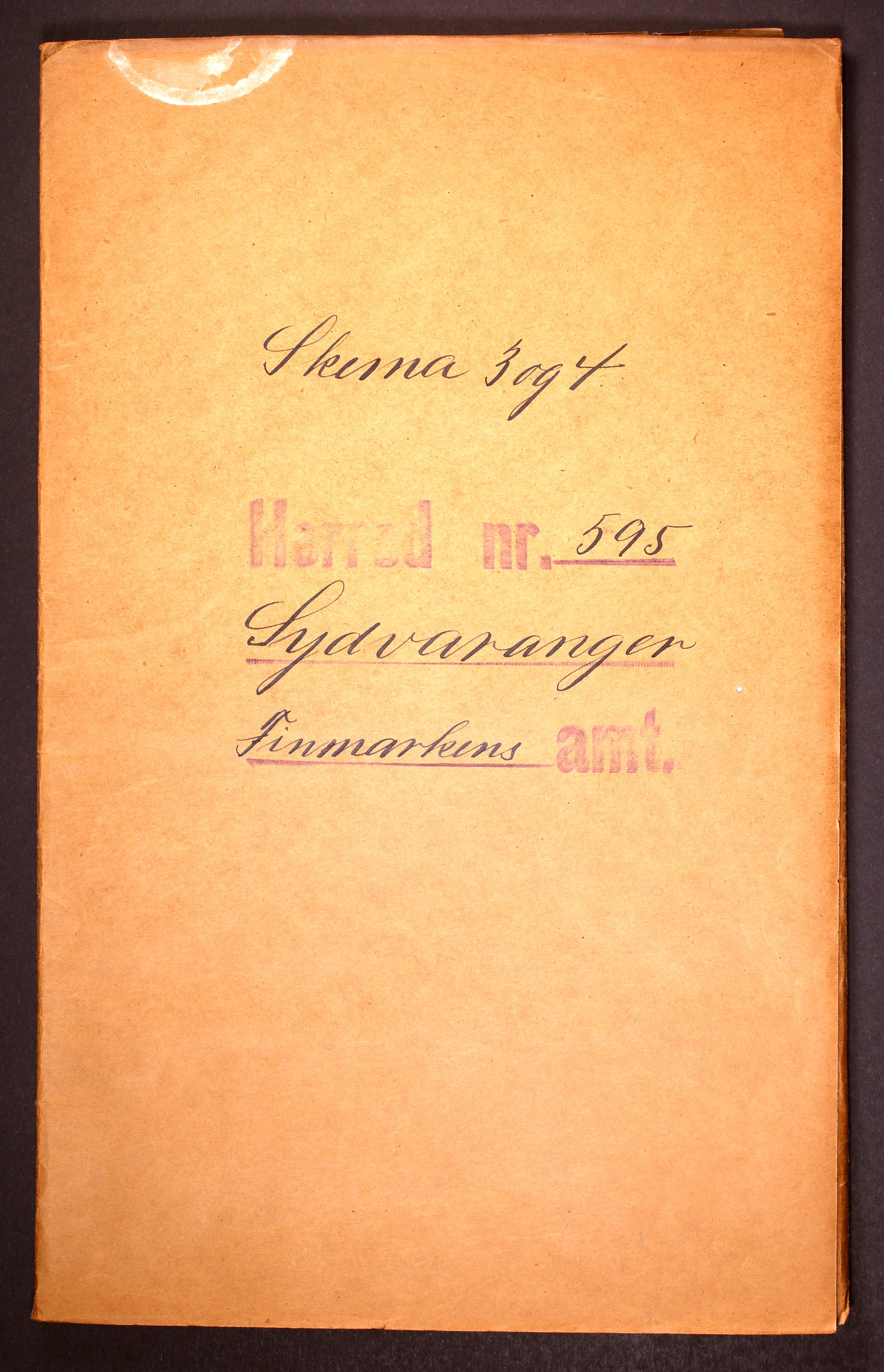 RA, 1910 census for Sør-Varanger, 1910, p. 1