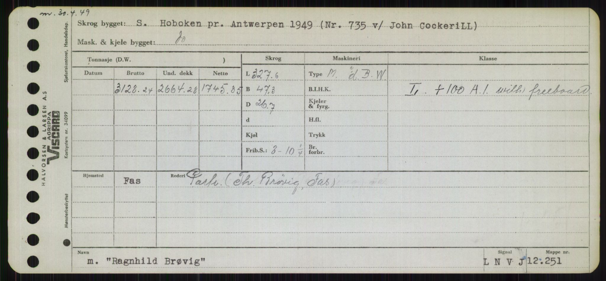 Sjøfartsdirektoratet med forløpere, Skipsmålingen, RA/S-1627/H/Hb/L0004: Fartøy, O-S, p. 171