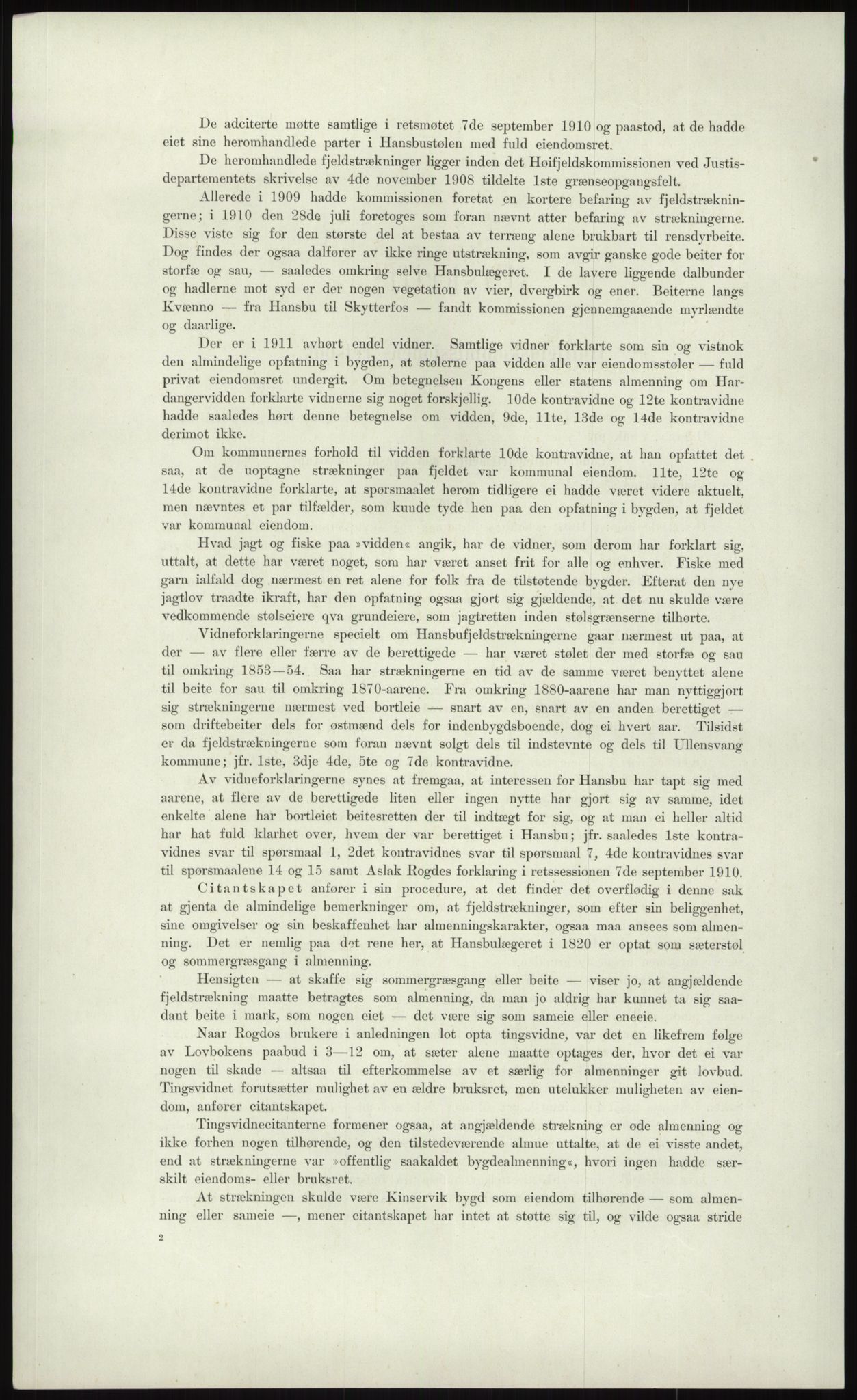 Høyfjellskommisjonen, AV/RA-S-1546/X/Xa/L0001: Nr. 1-33, 1909-1953, p. 511