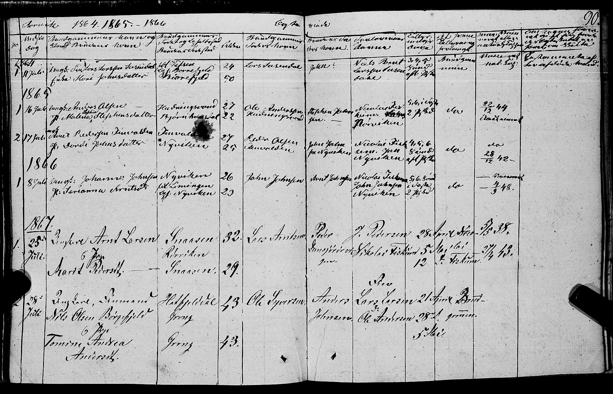 Ministerialprotokoller, klokkerbøker og fødselsregistre - Nord-Trøndelag, AV/SAT-A-1458/762/L0538: Parish register (official) no. 762A02 /1, 1833-1879, p. 90