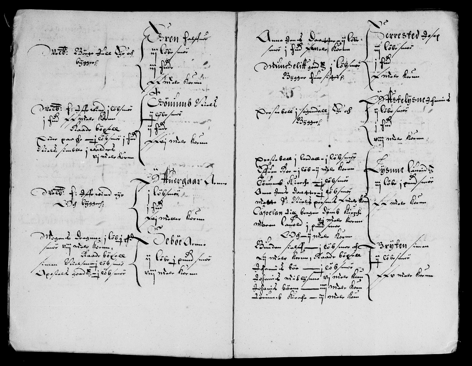 Rentekammeret inntil 1814, Reviderte regnskaper, Lensregnskaper, RA/EA-5023/R/Rb/Rbt/L0138: Bergenhus len, 1657-1658