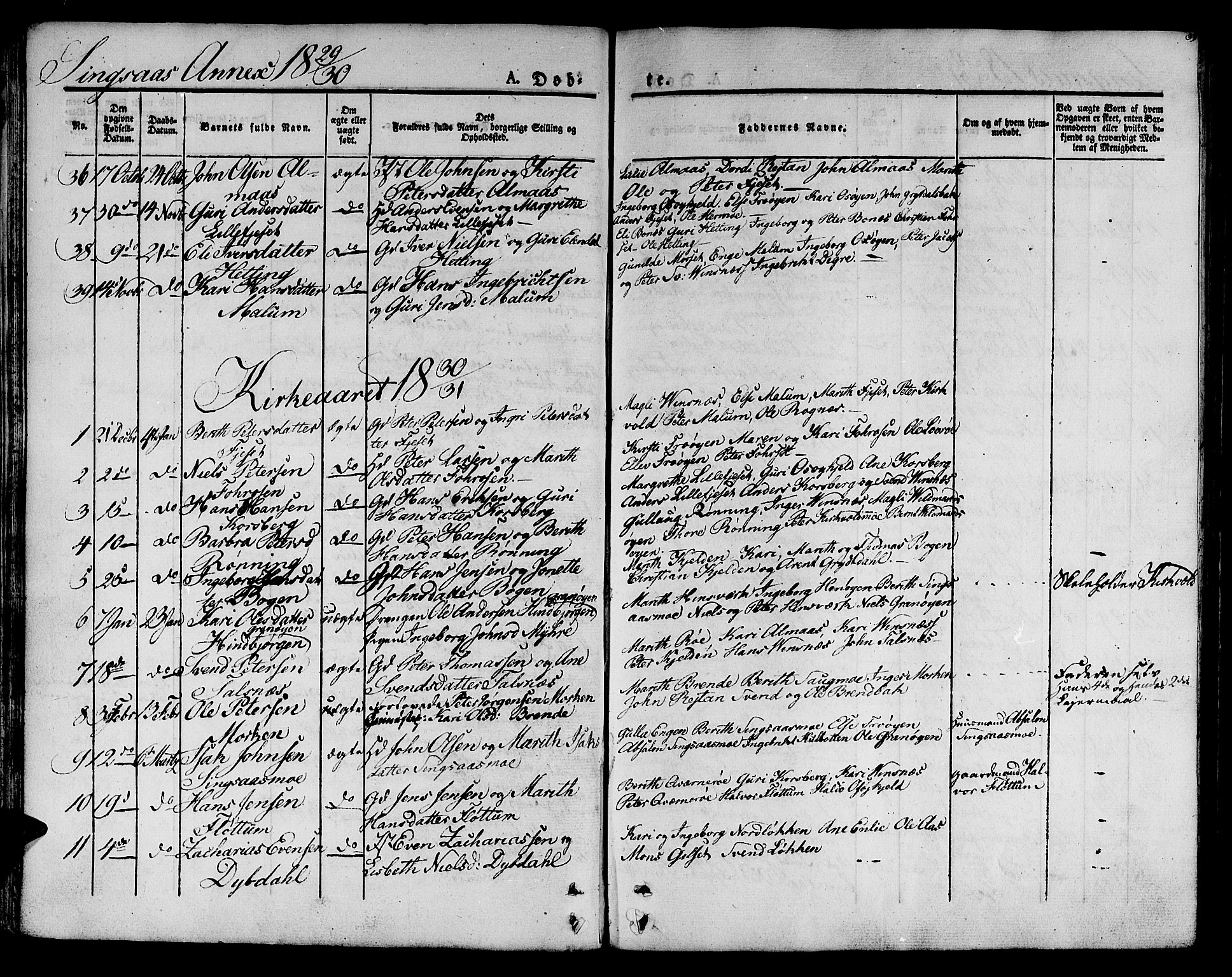 Ministerialprotokoller, klokkerbøker og fødselsregistre - Sør-Trøndelag, SAT/A-1456/685/L0958: Parish register (official) no. 685A04 /2, 1829-1845, p. 33
