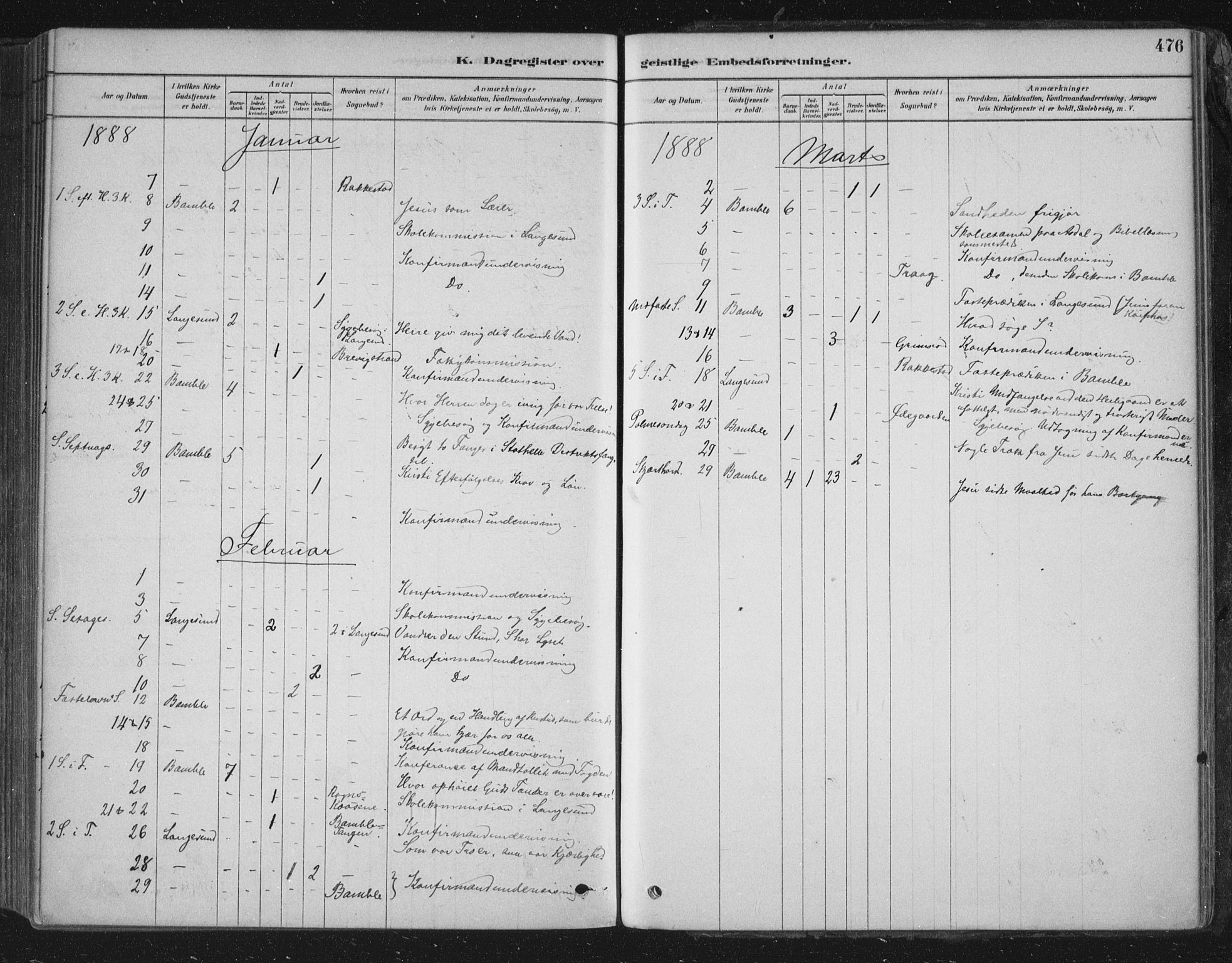 Bamble kirkebøker, SAKO/A-253/F/Fa/L0007: Parish register (official) no. I 7, 1878-1888, p. 476