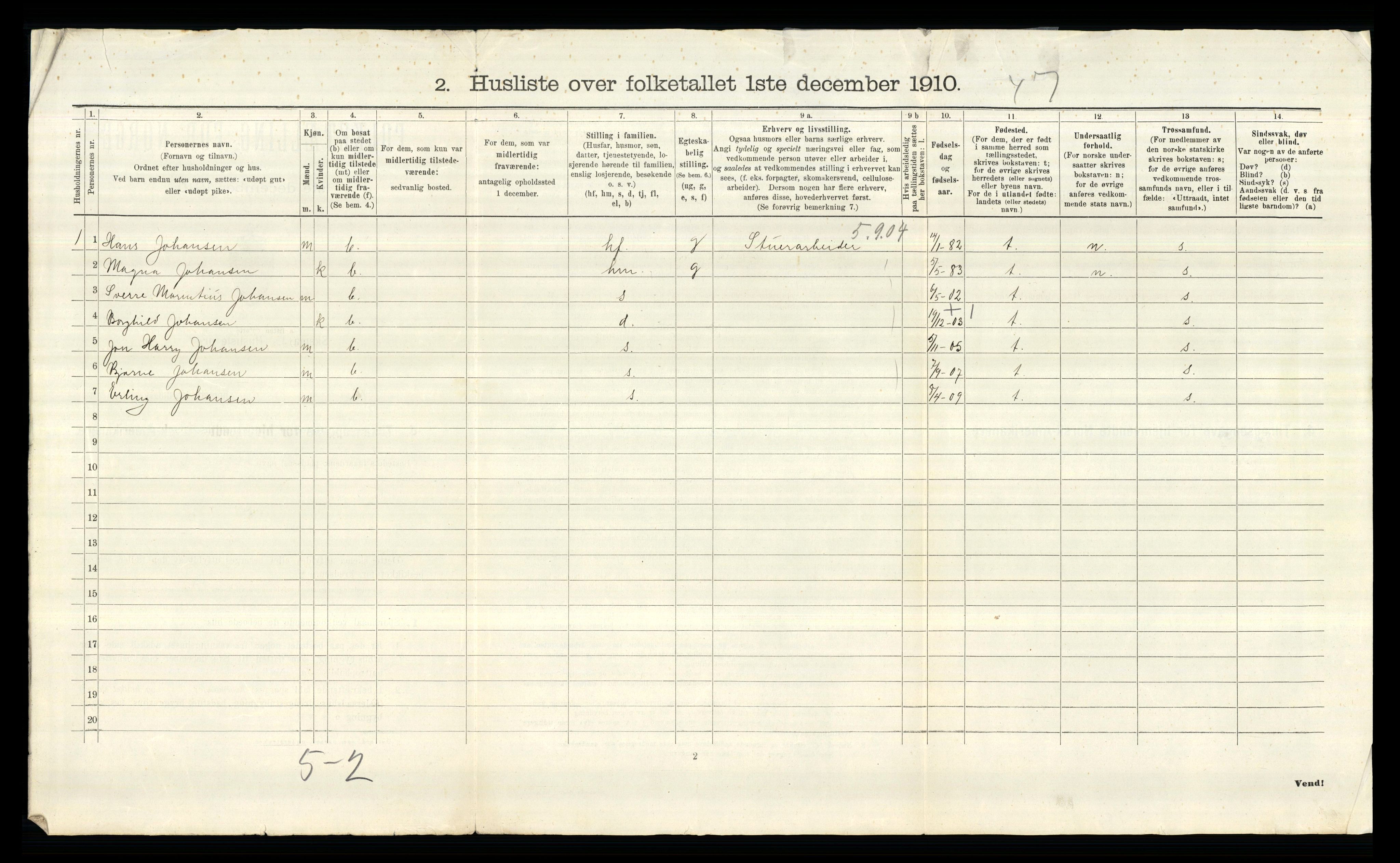 RA, 1910 census for Glemmen, 1910, p. 827