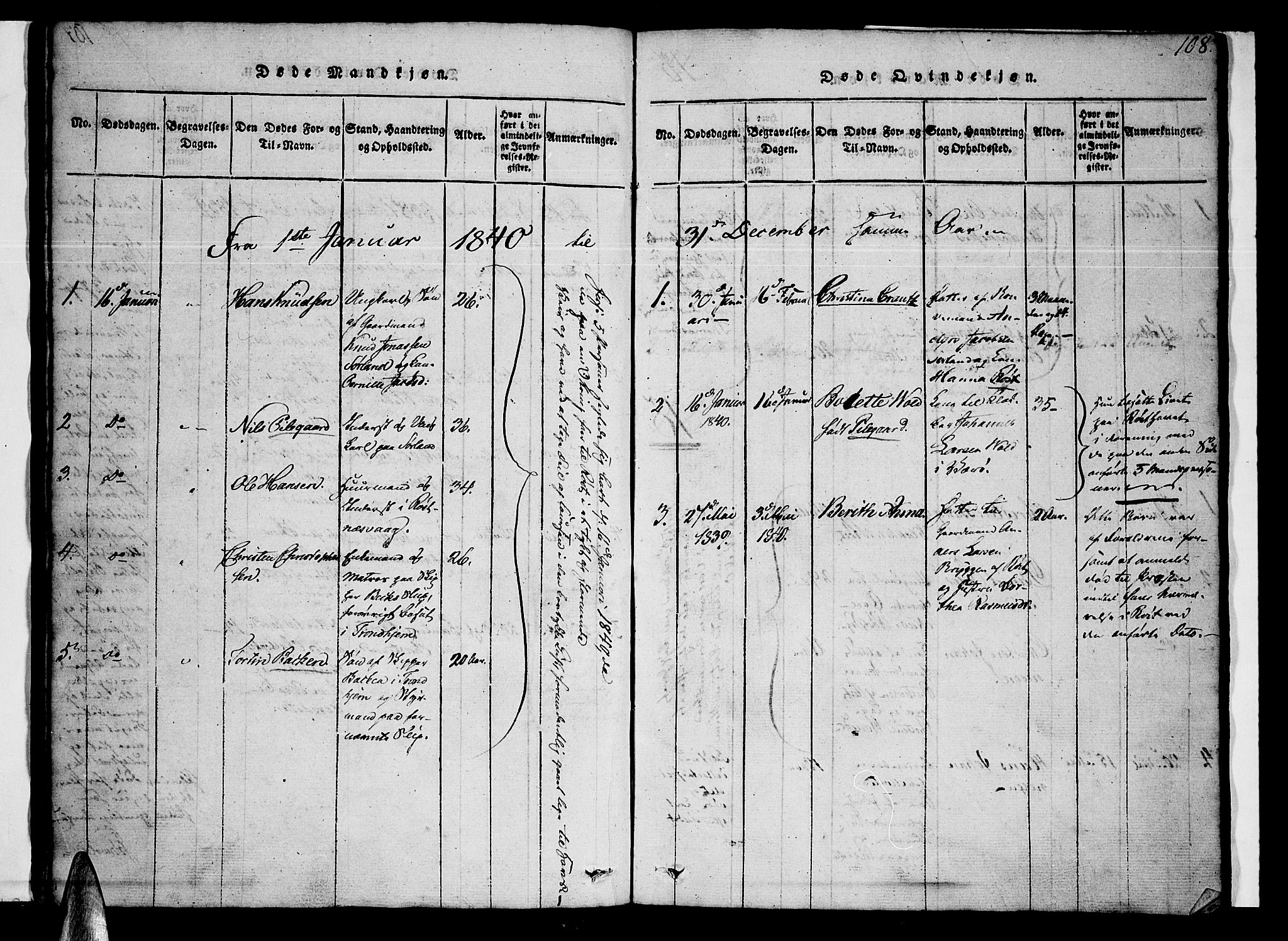Ministerialprotokoller, klokkerbøker og fødselsregistre - Nordland, SAT/A-1459/807/L0120: Parish register (official) no. 807A03, 1821-1848, p. 108