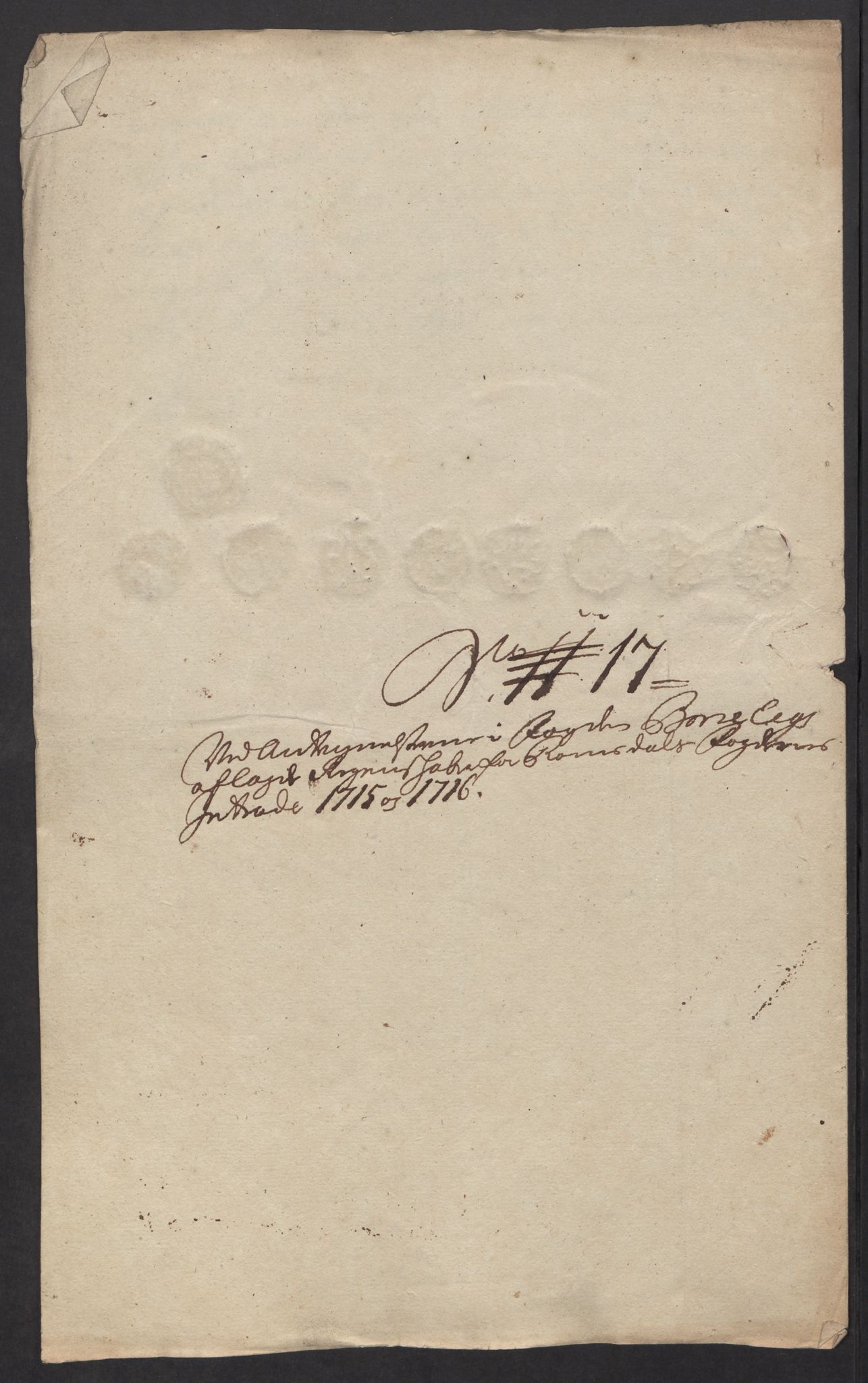Rentekammeret inntil 1814, Reviderte regnskaper, Fogderegnskap, RA/EA-4092/R55/L3663: Fogderegnskap Romsdal, 1715-1716, p. 595