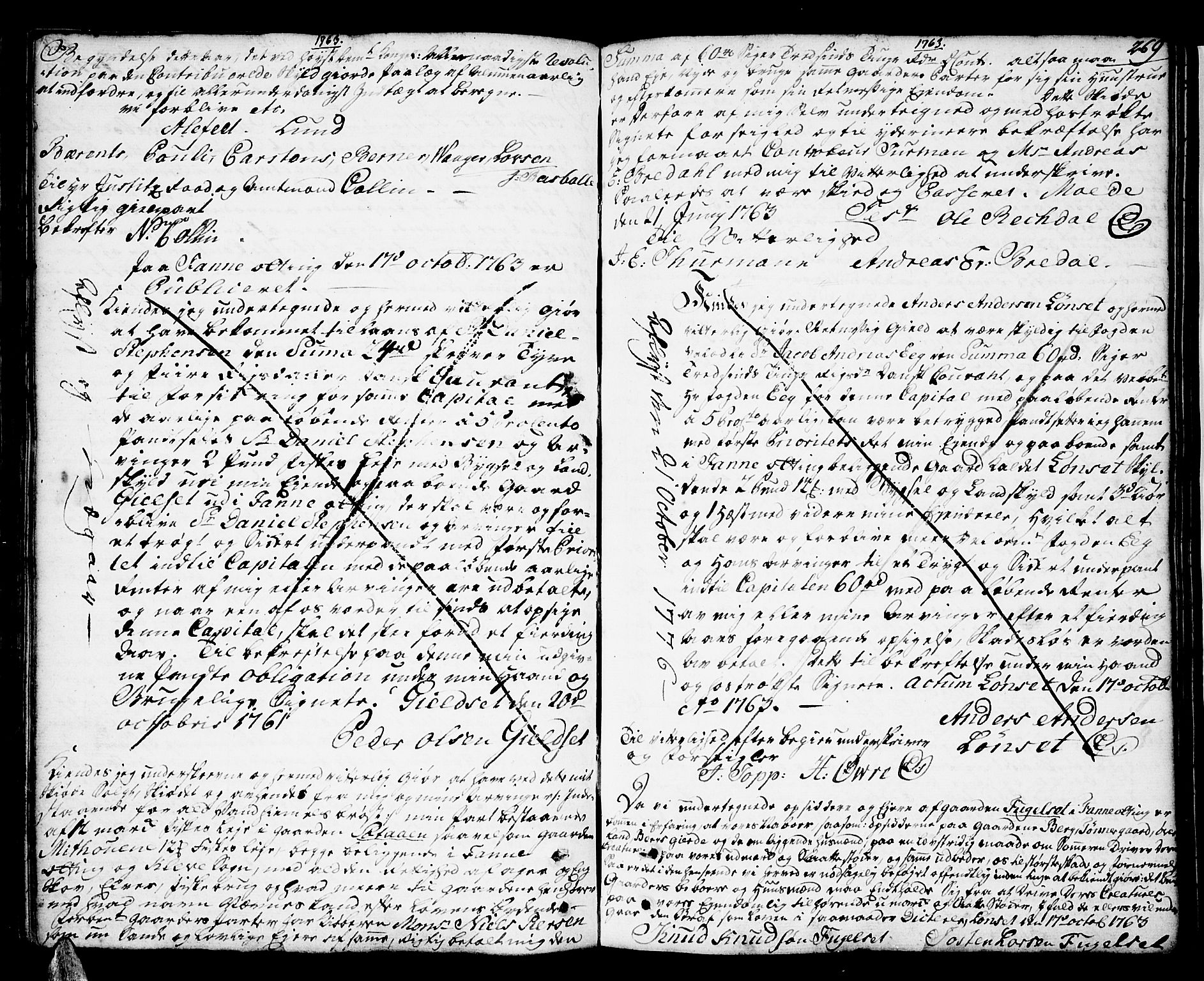 Romsdal sorenskriveri, SAT/A-4149/1/2/2C/L0003: Mortgage book no. 3, 1747-1767, p. 269