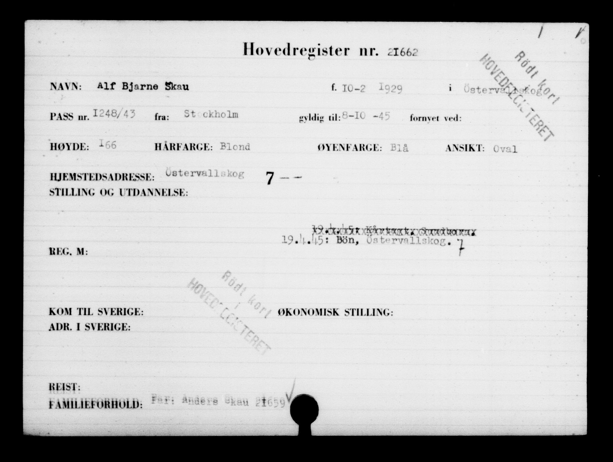 Den Kgl. Norske Legasjons Flyktningskontor, RA/S-6753/V/Va/L0009: Kjesäterkartoteket.  Flyktningenr. 18502-22048, 1940-1945, p. 2687