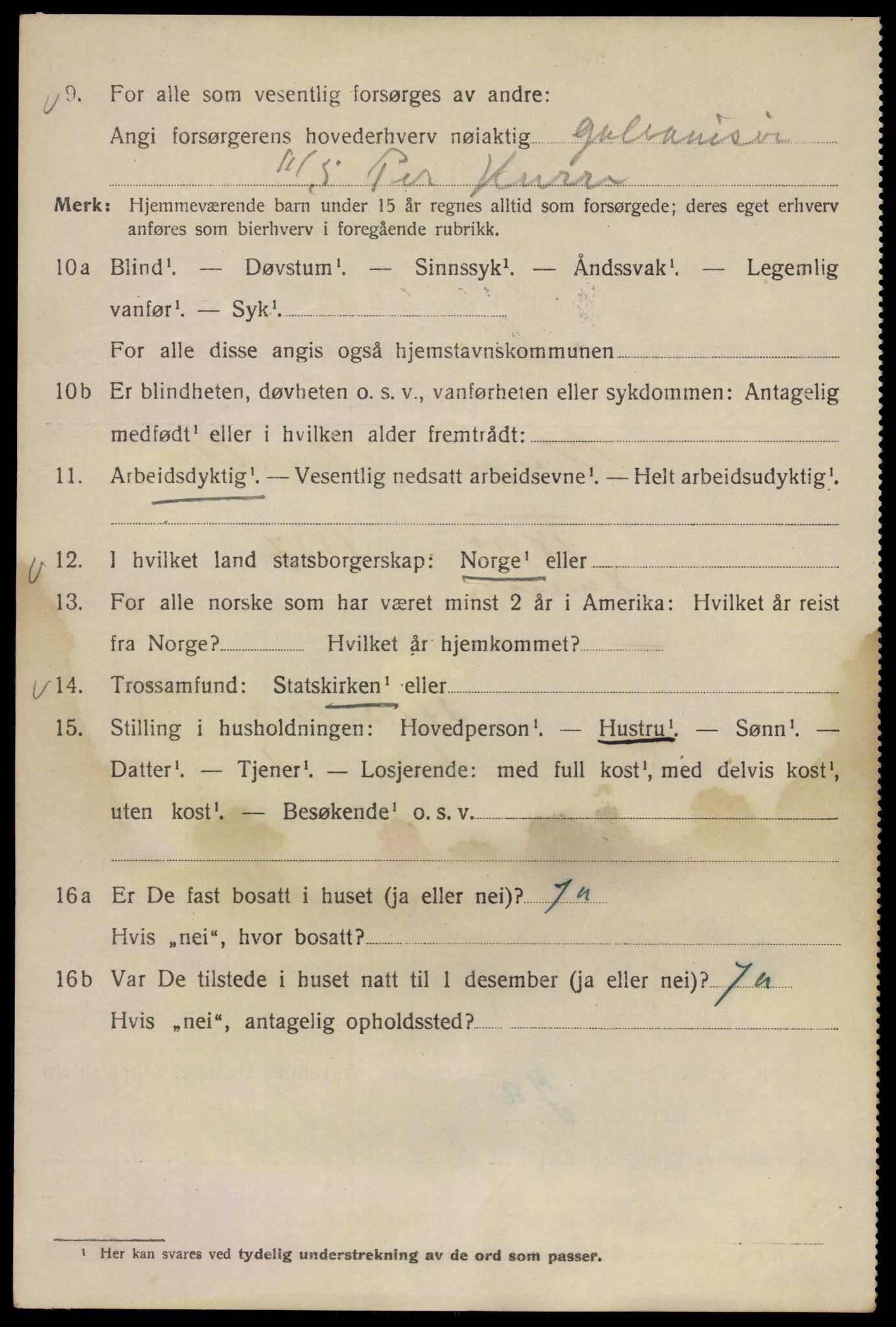 SAO, 1920 census for Kristiania, 1920, p. 141984