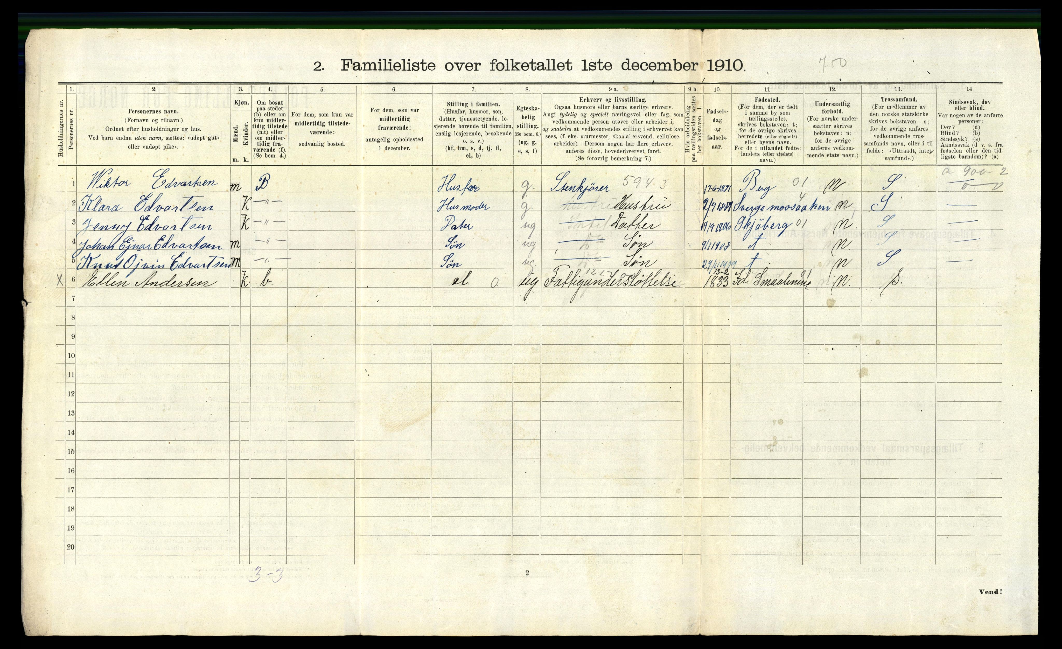 RA, 1910 census for Fredrikshald, 1910, p. 557